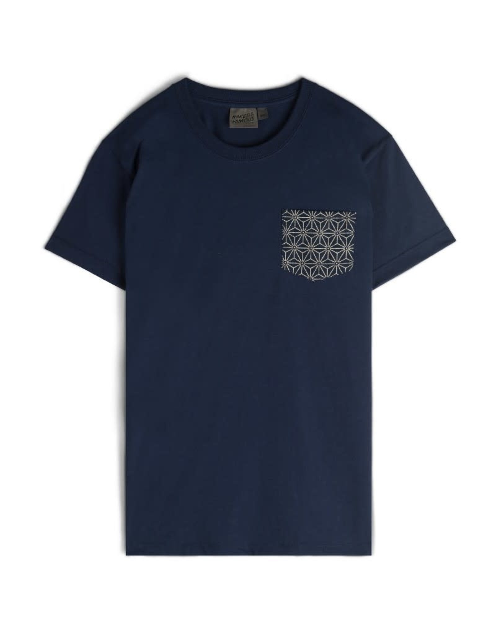 Naked& Famous- Pocket Tee Kimono Asanoha