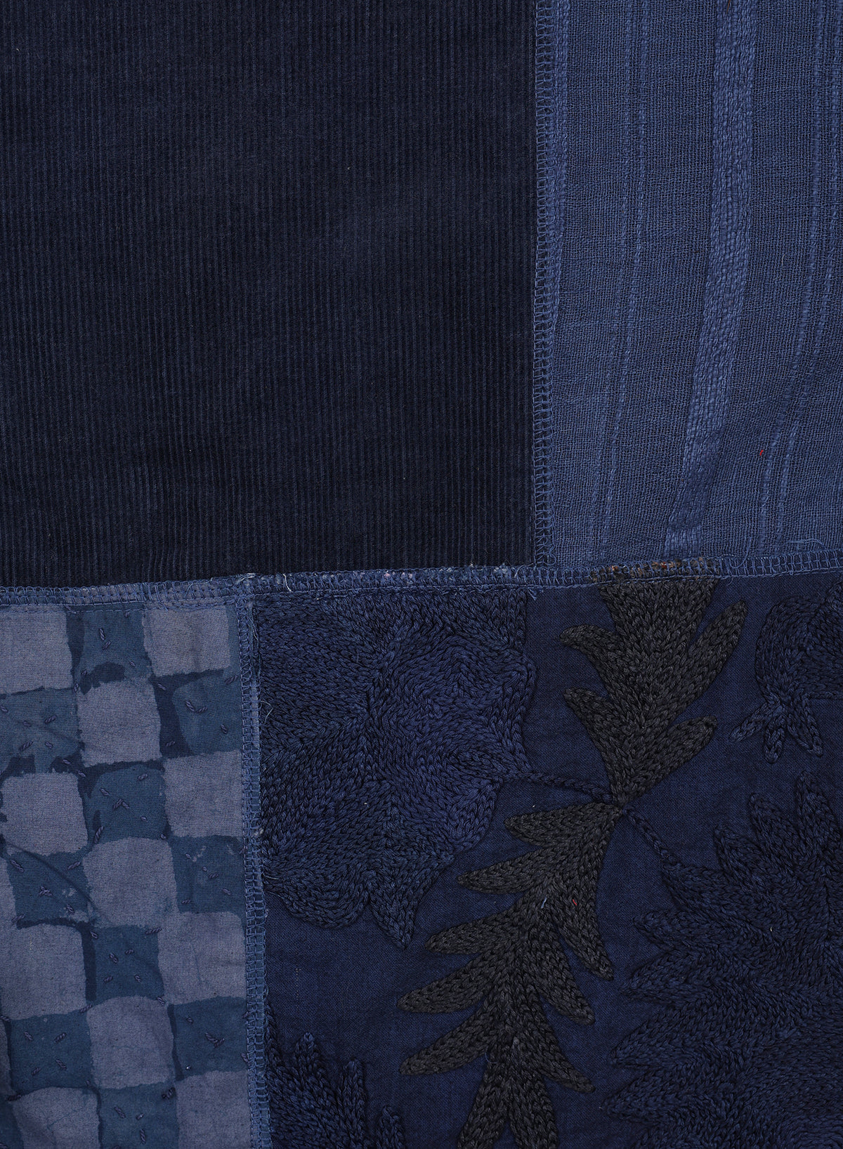 Kardo - Bodhi Jacket in Indigo Patchwork