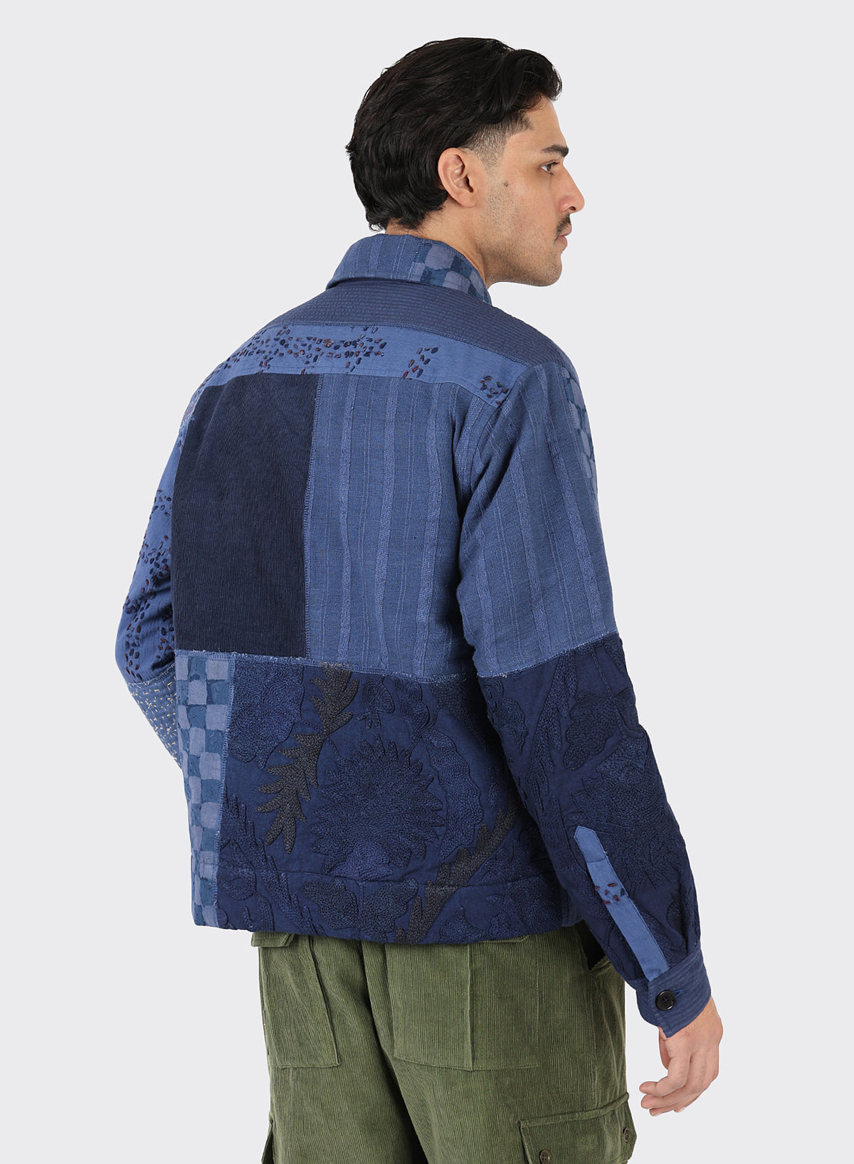 Kardo - Bodhi Jacket in Indigo Patchwork