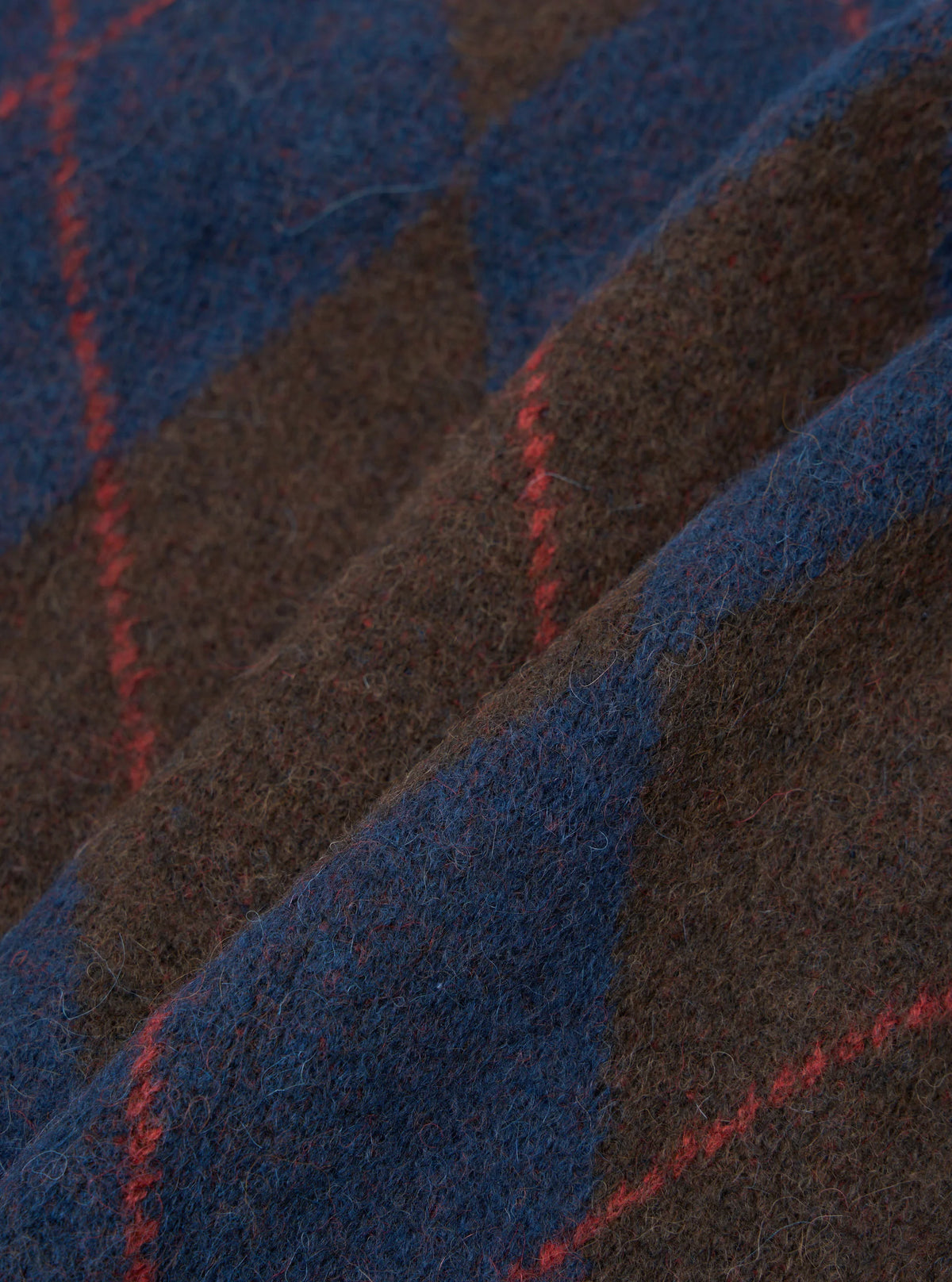Universal Works - David Cardigan Alpaca Argyle in Navy