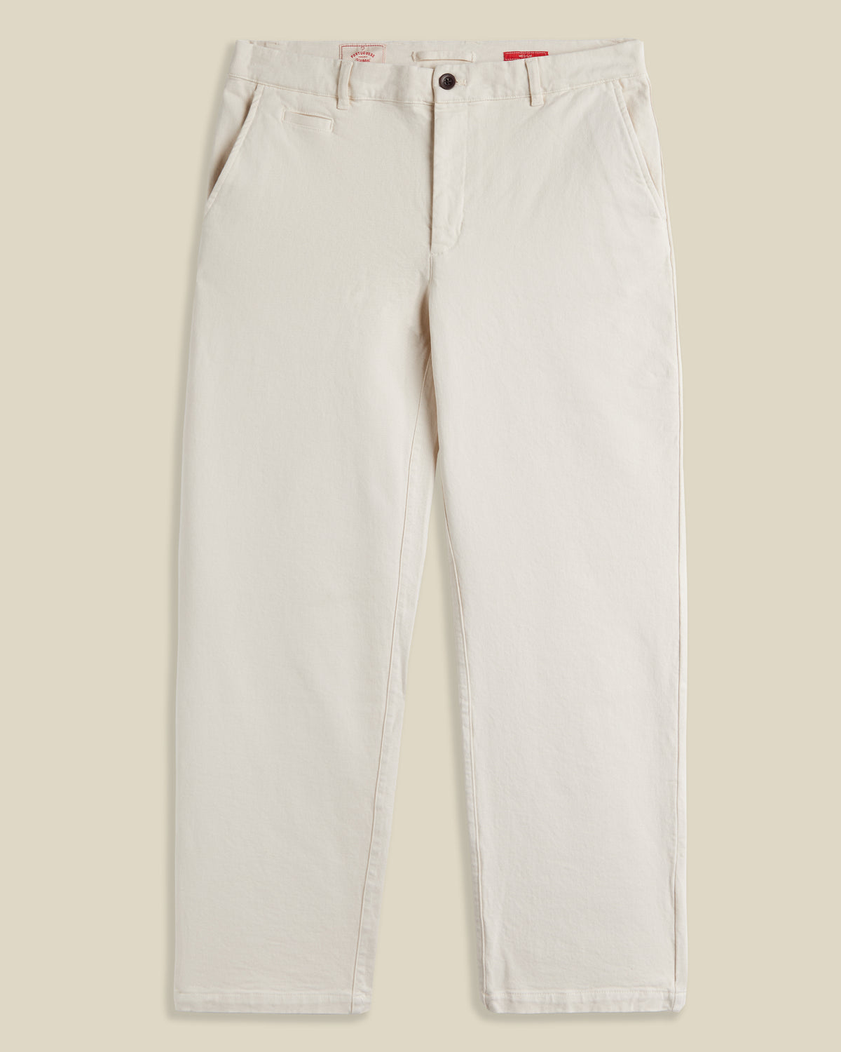 Portuguese Flannel - Labura Trouser in Ecru