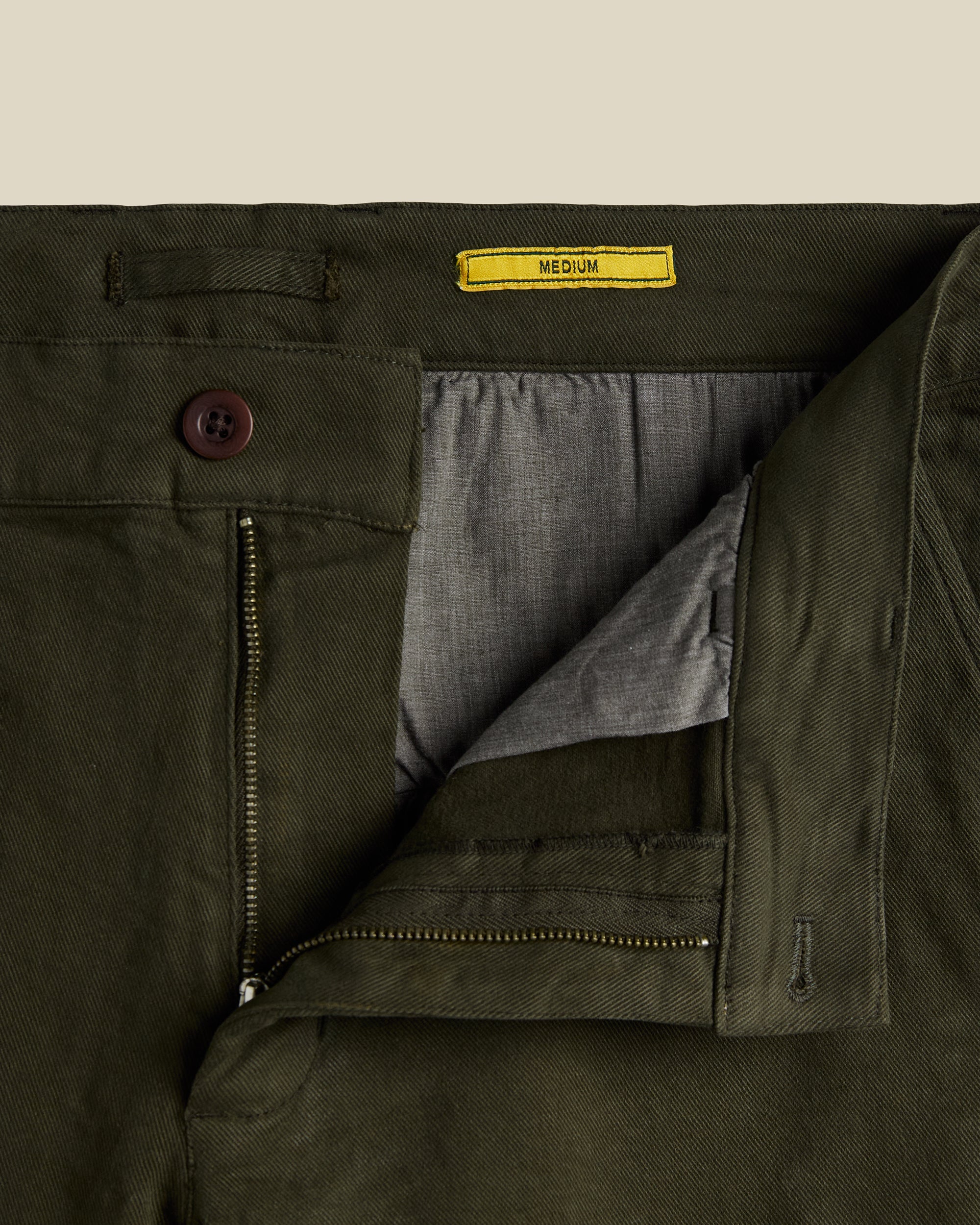 Portuguese Flannel - Labura Trouser in Olive