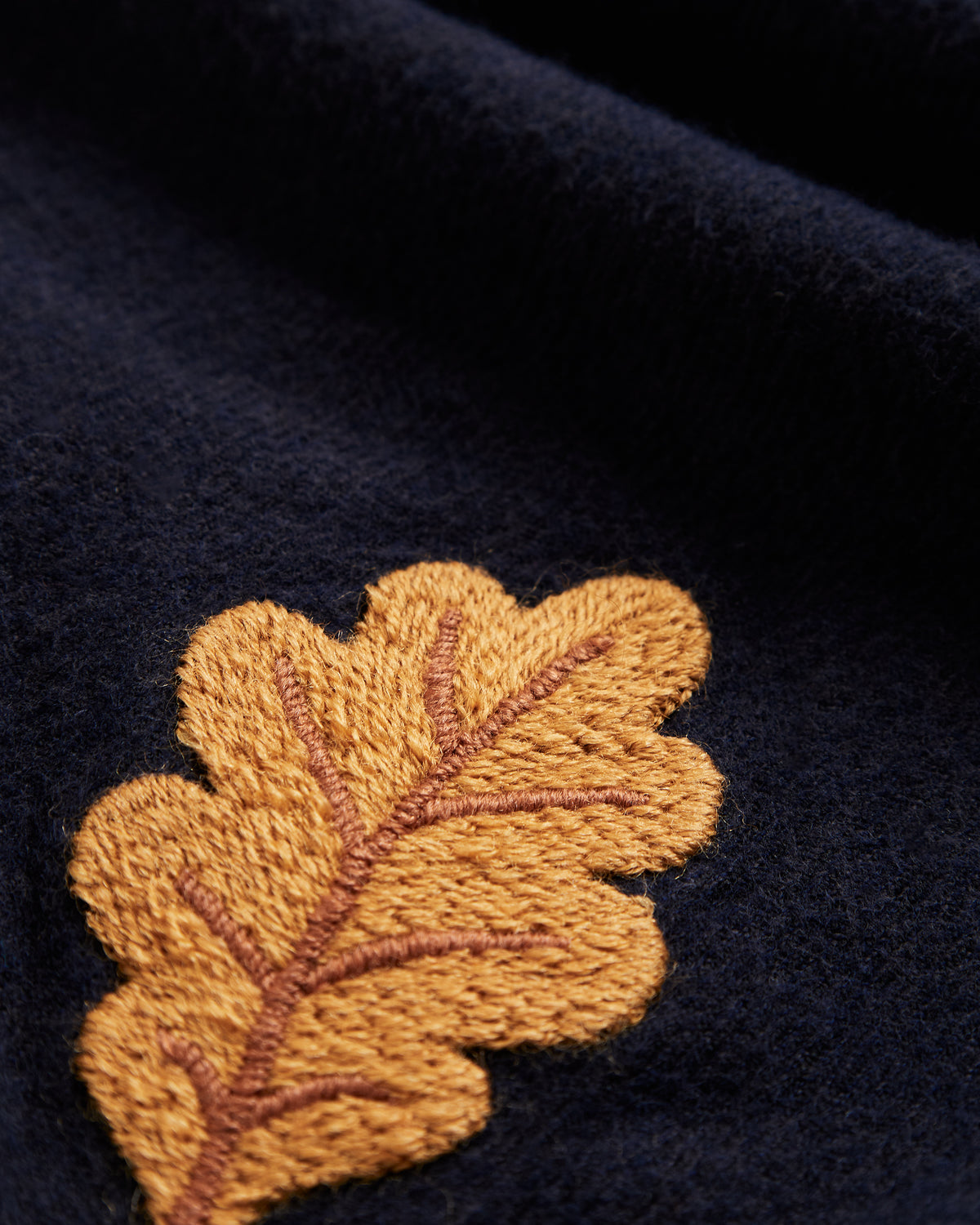 Portuguese Flannel - Embroidered Flannel in Maple