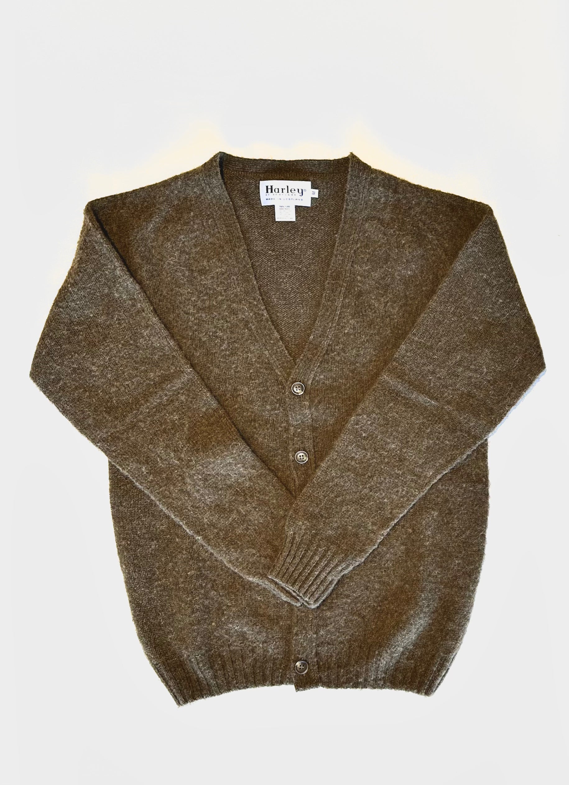 Harley of Scotland- M3092-3V Shaggy Cardigan