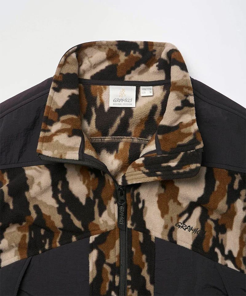 Gramicci - Thermal Fleece Vest Bark Camo