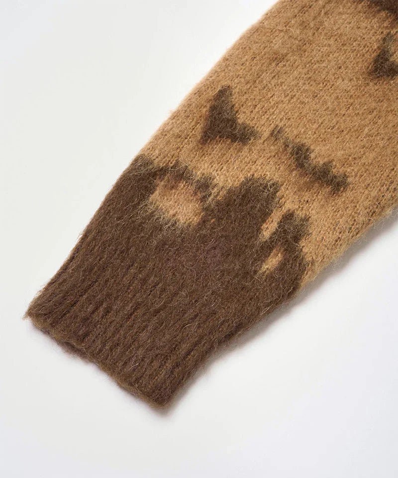 Gramicci - Mohair Splatter Sweater Taupe