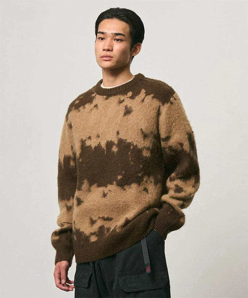 Gramicci - Mohair Splatter Sweater Taupe