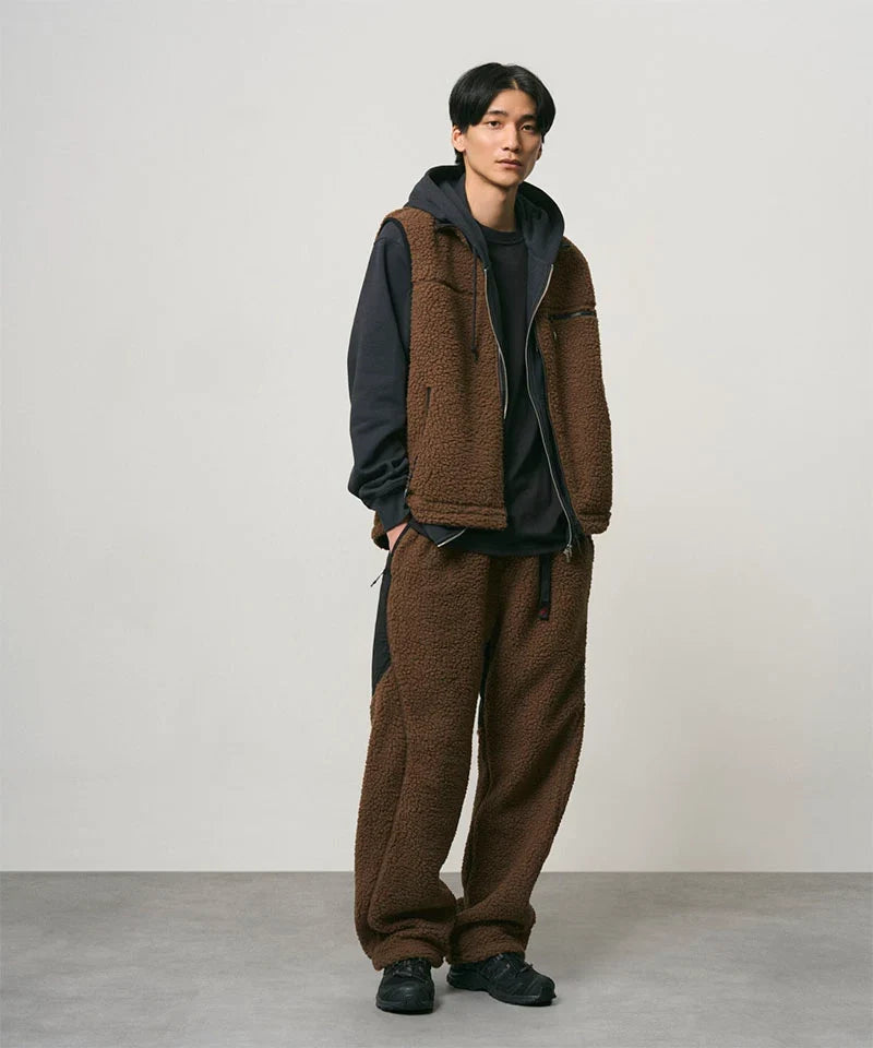 Gramicci - Reversible Sherpa Pant Dark Brown/Black