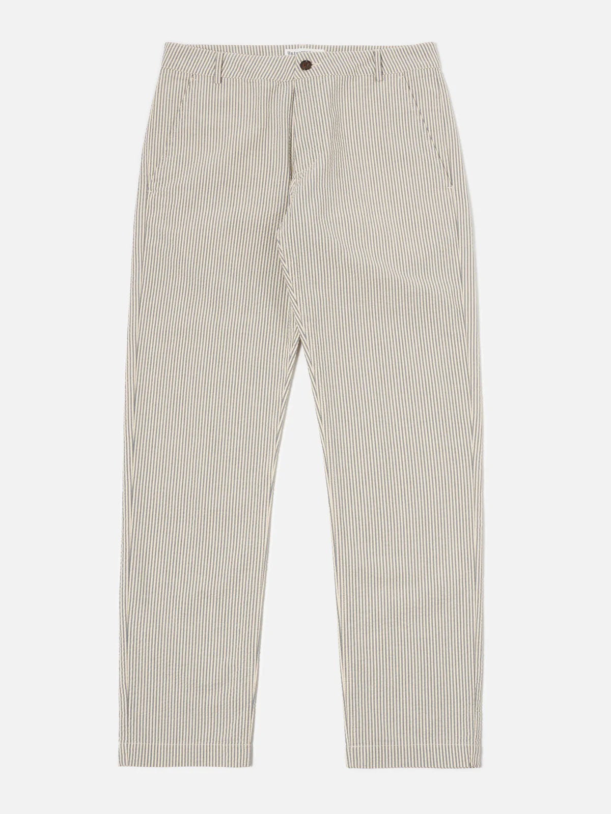 Universal Works - Military Chino in Grey Derby Stripe