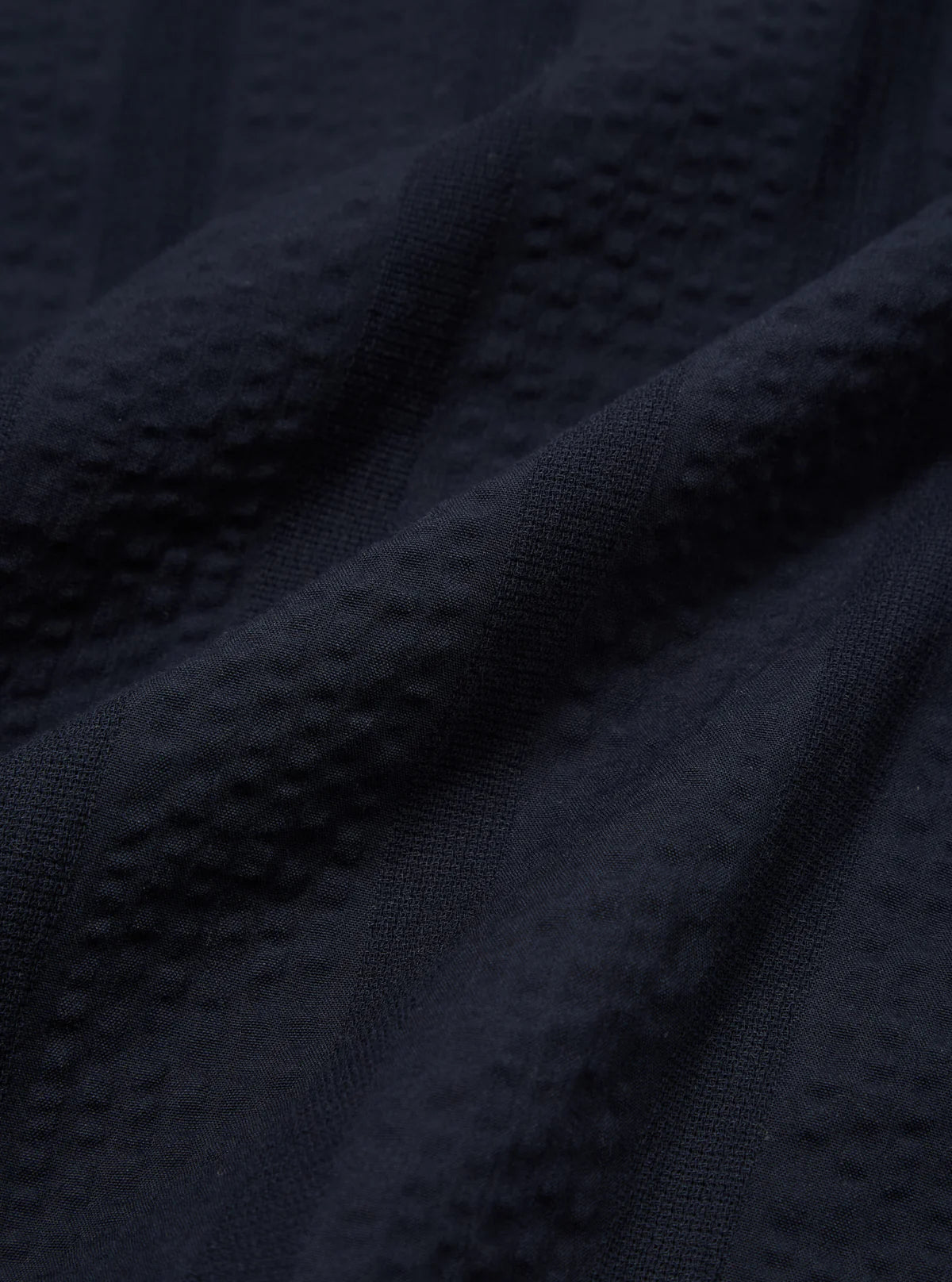 Universal Works - Sal Road Shirt in Navy Maui Cotton