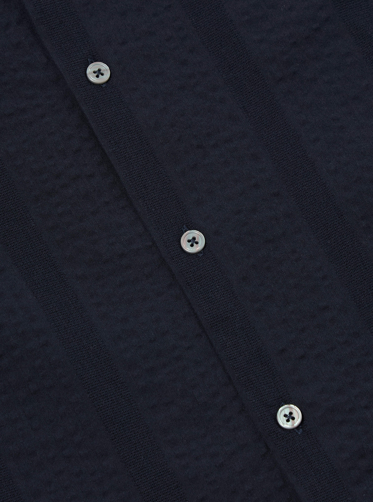 Universal Works - Sal Road Shirt in Navy Maui Cotton