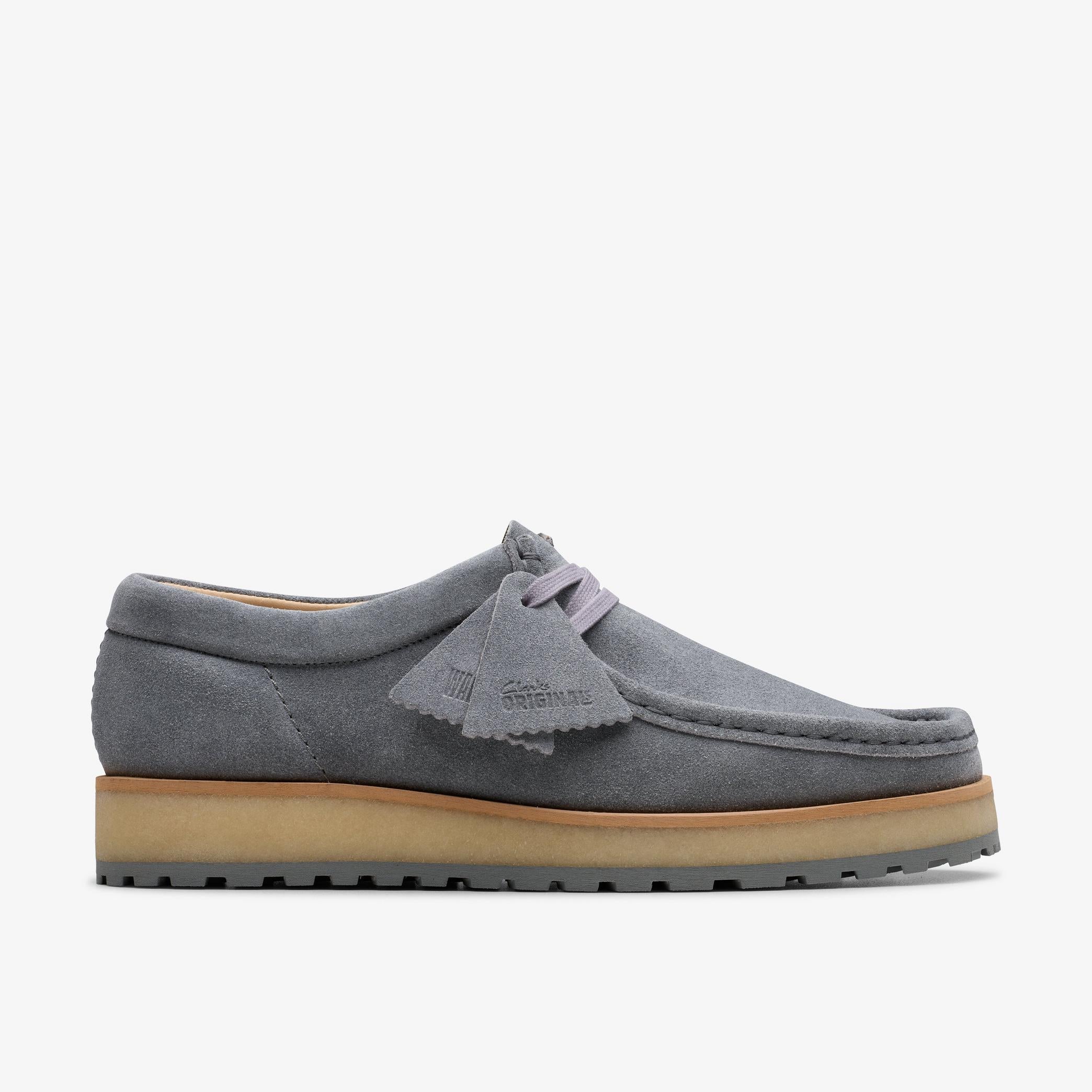 Clarks - Walla Scout Lo in Grey Suede