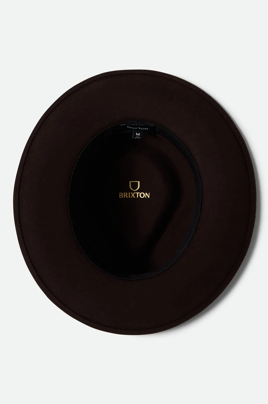Brixton - Swindle Convertabrim Fedora in Dar Brown and Chocolate