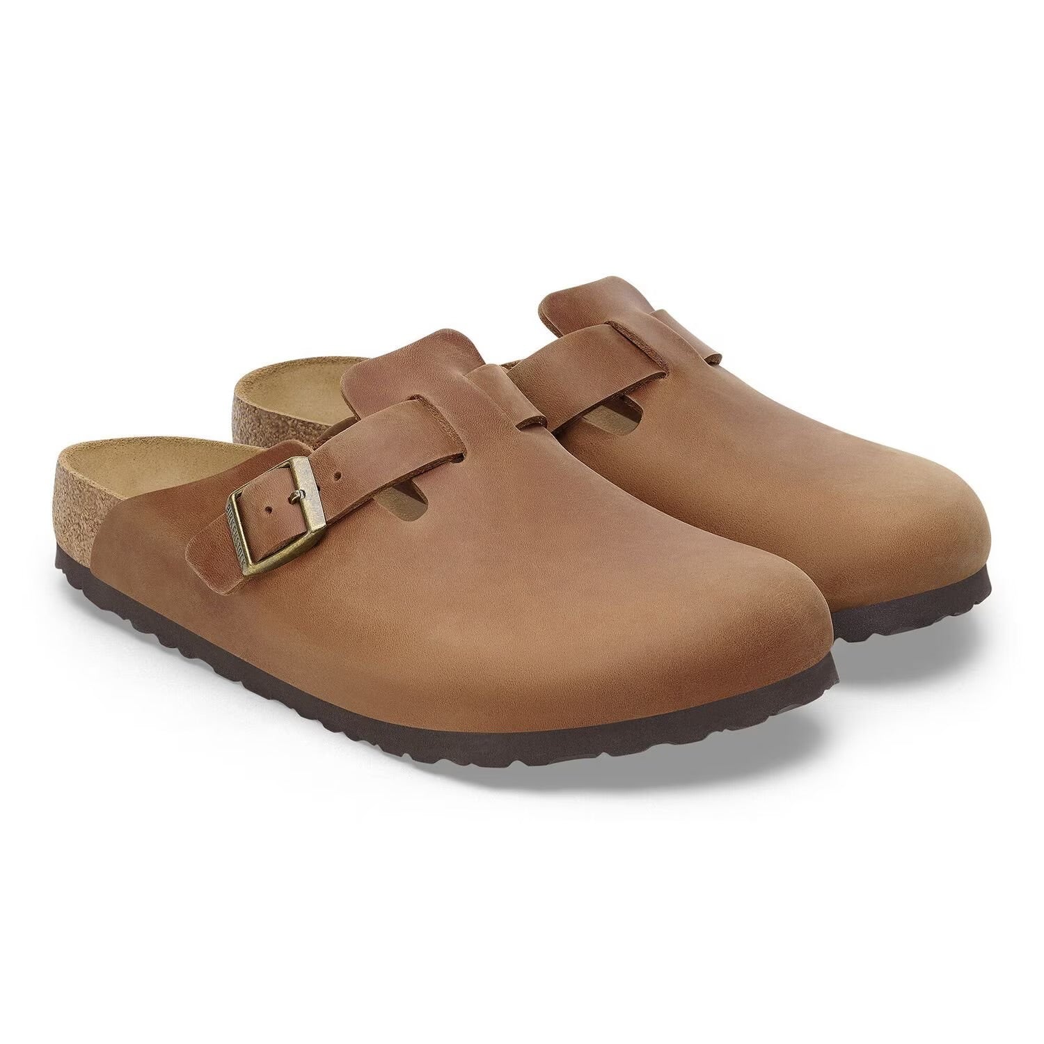 Birkenstock- Boston Oiled Leather Cognac