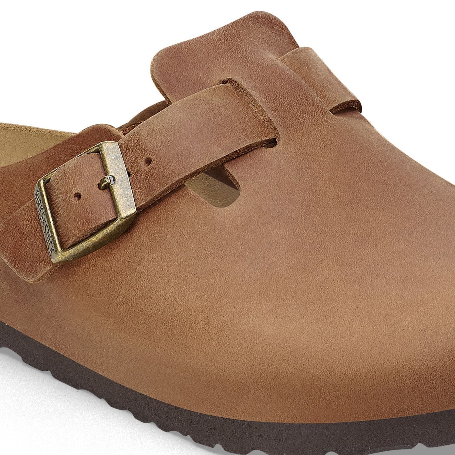 Birkenstock- Boston Oiled Leather Cognac
