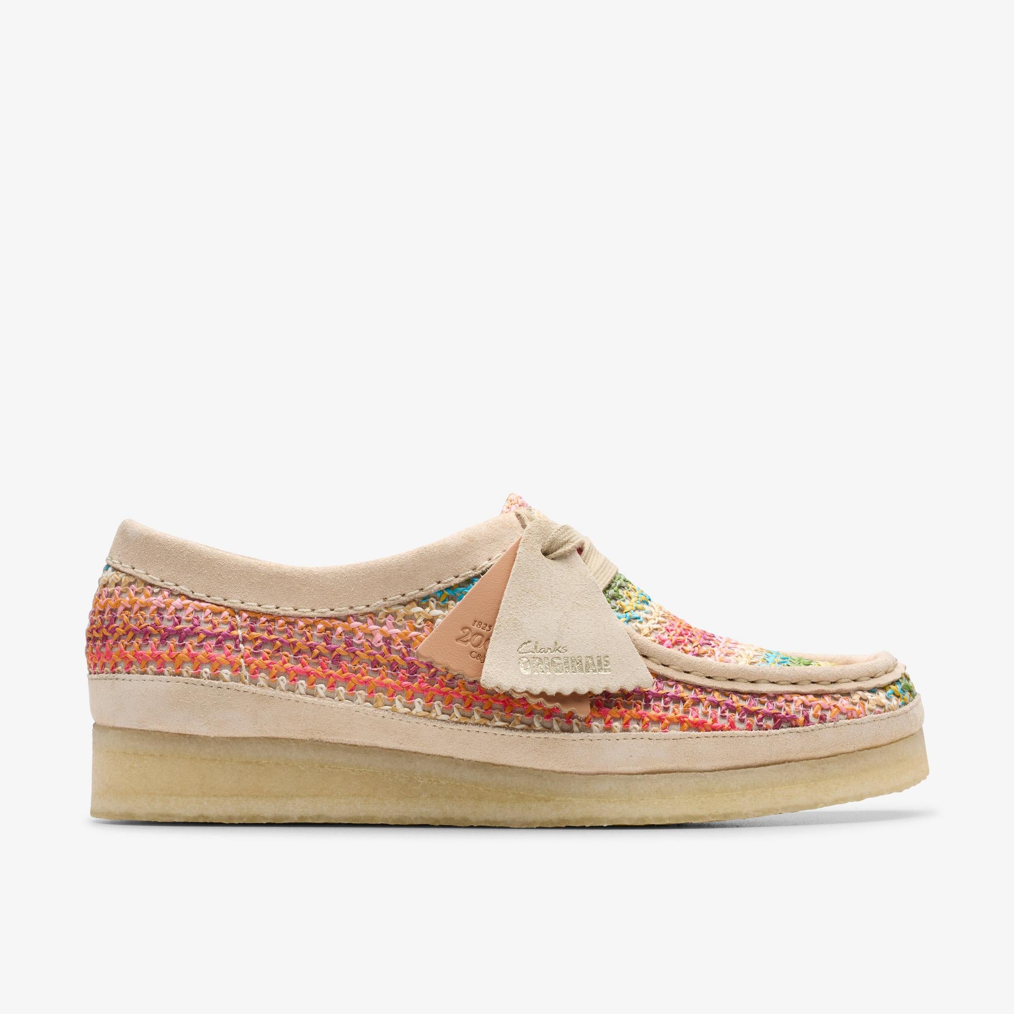 Clarks - Wallabee Multicolour Raffia