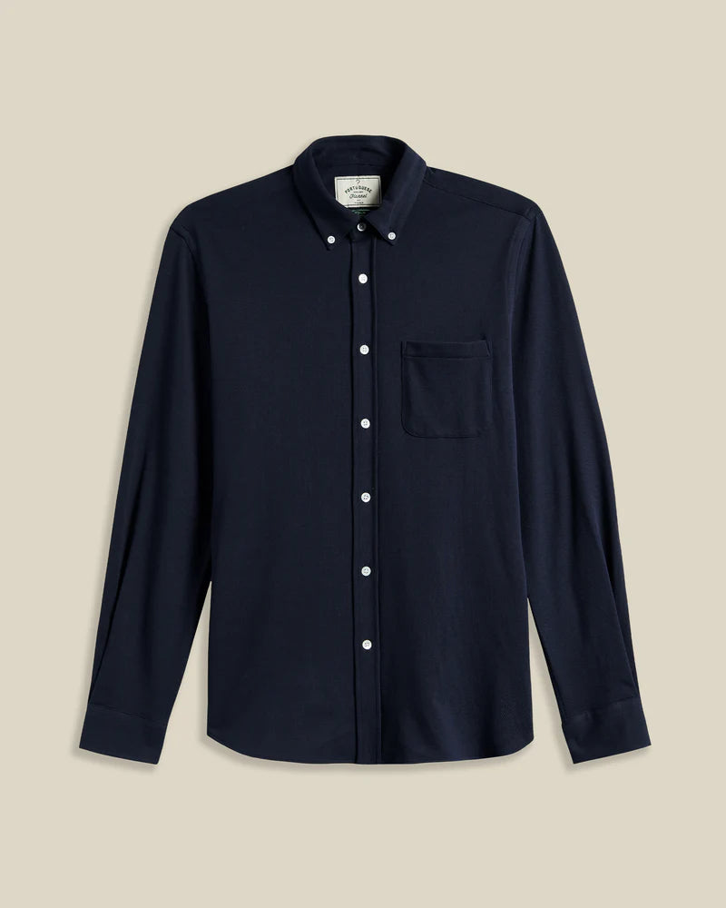 Portuguese Flannel - Polo Shirt in Navy