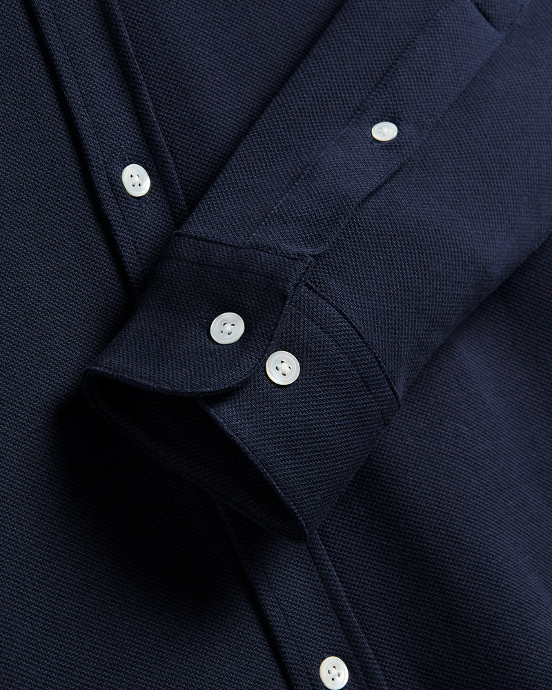 Portuguese Flannel - Polo Shirt in Navy