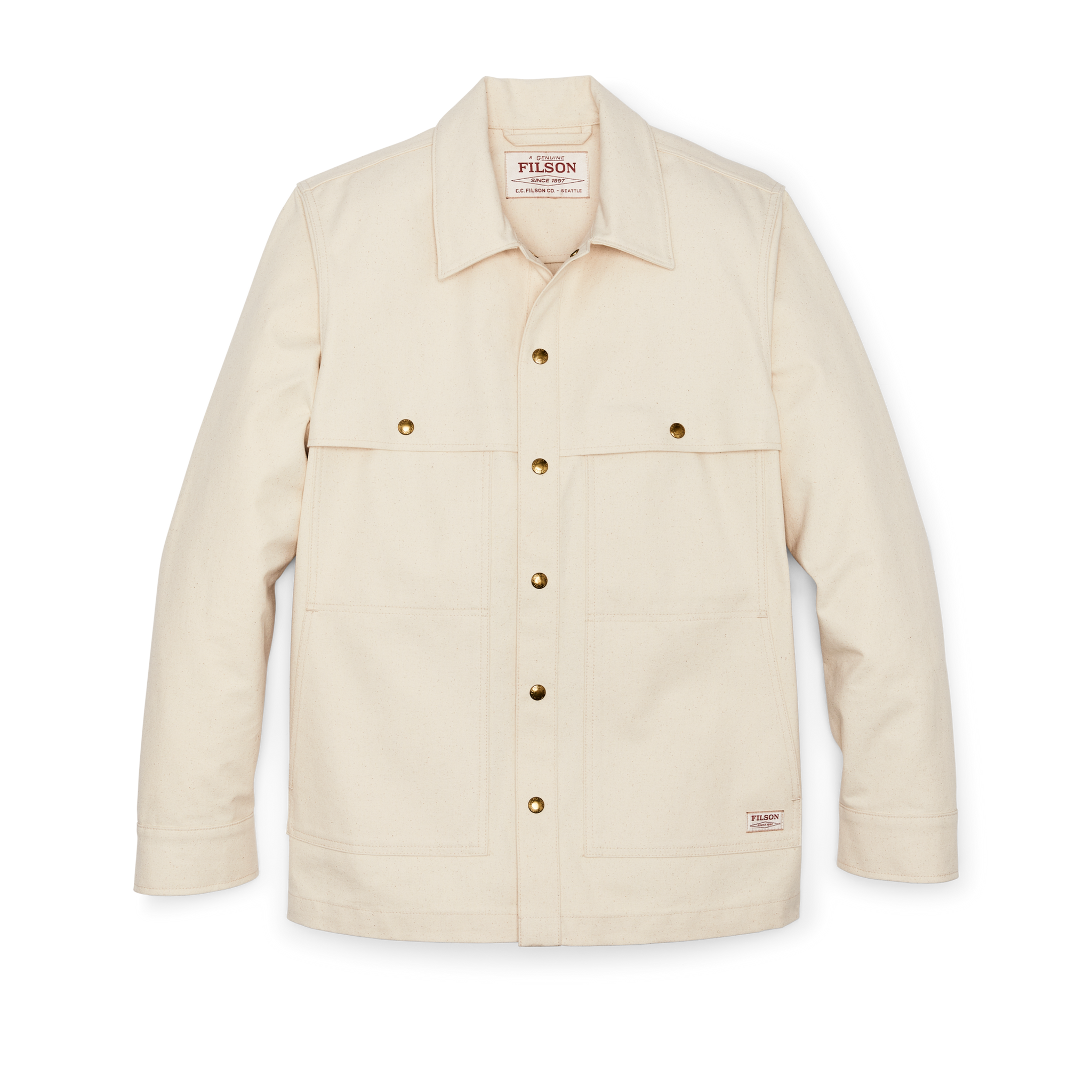 Filson - Dry Tin Jac-Shirt in Natural Seed Cotton