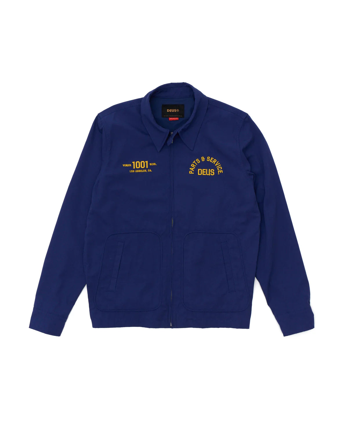 Deus Ex Machina - Teller Drizzler Jacket in Mechanic Blue