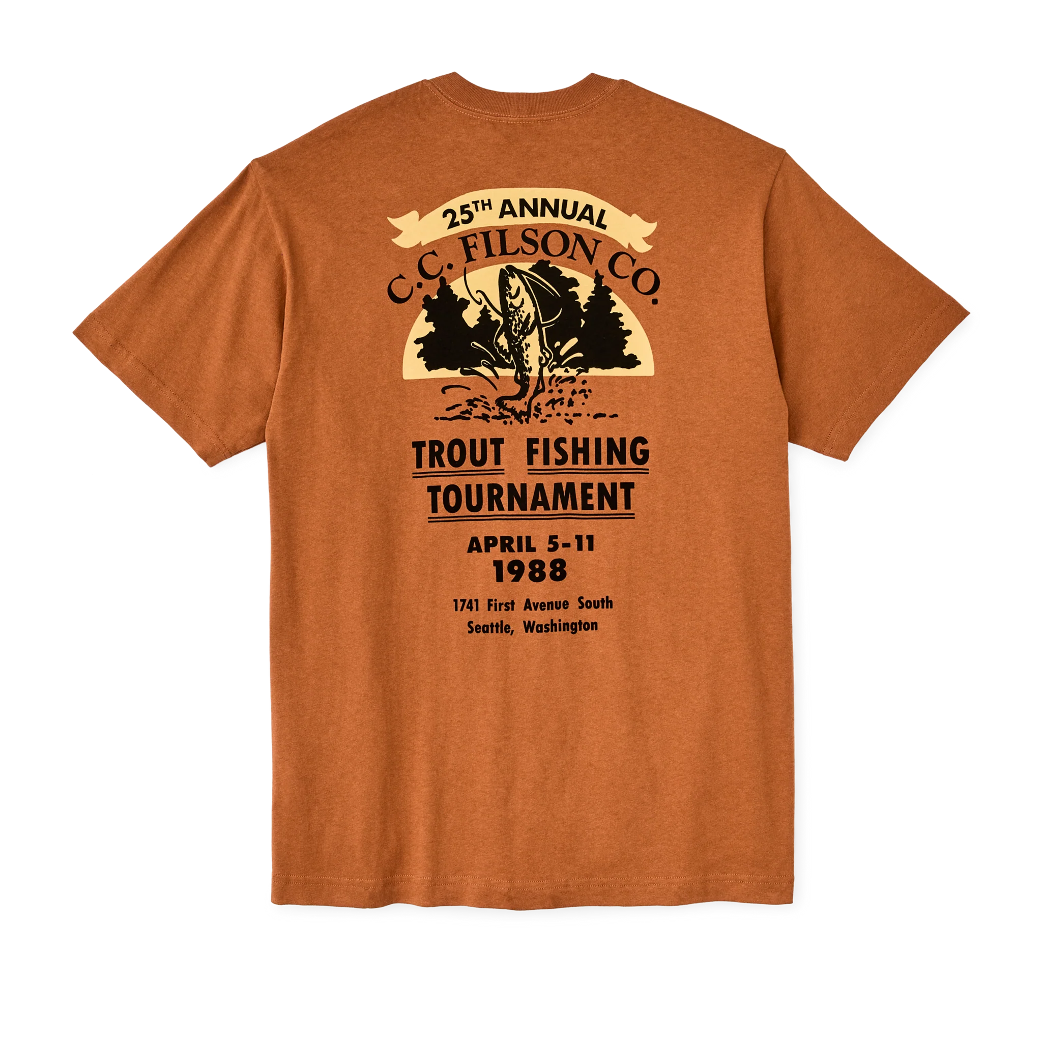 Filson - Frontier Graphic Tee in Bourbon