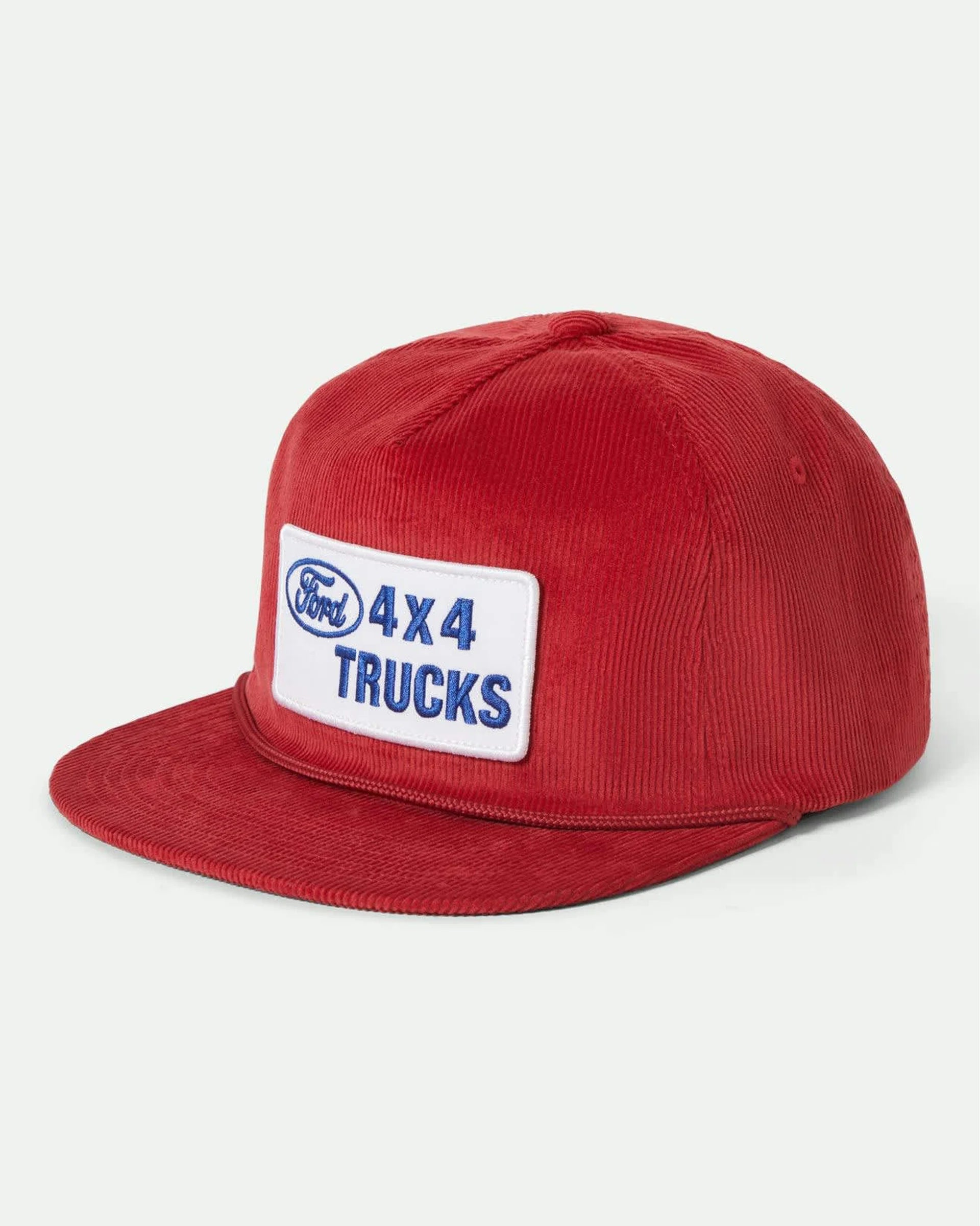 Brixton - Ford 4x4 SnapBack in Candy Red Corduroy