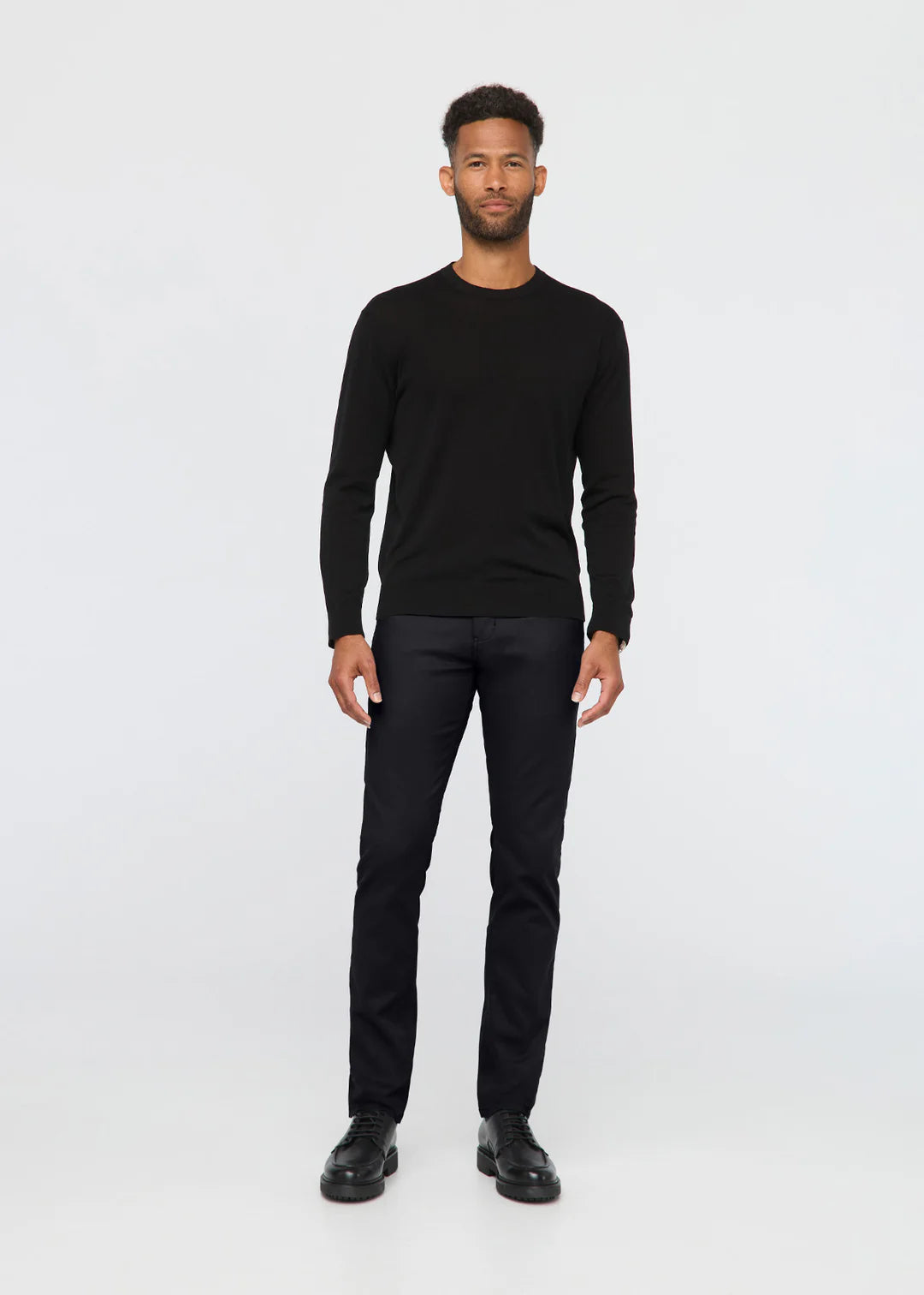 Duer - NuStretch Slim Straight Trouser in Black