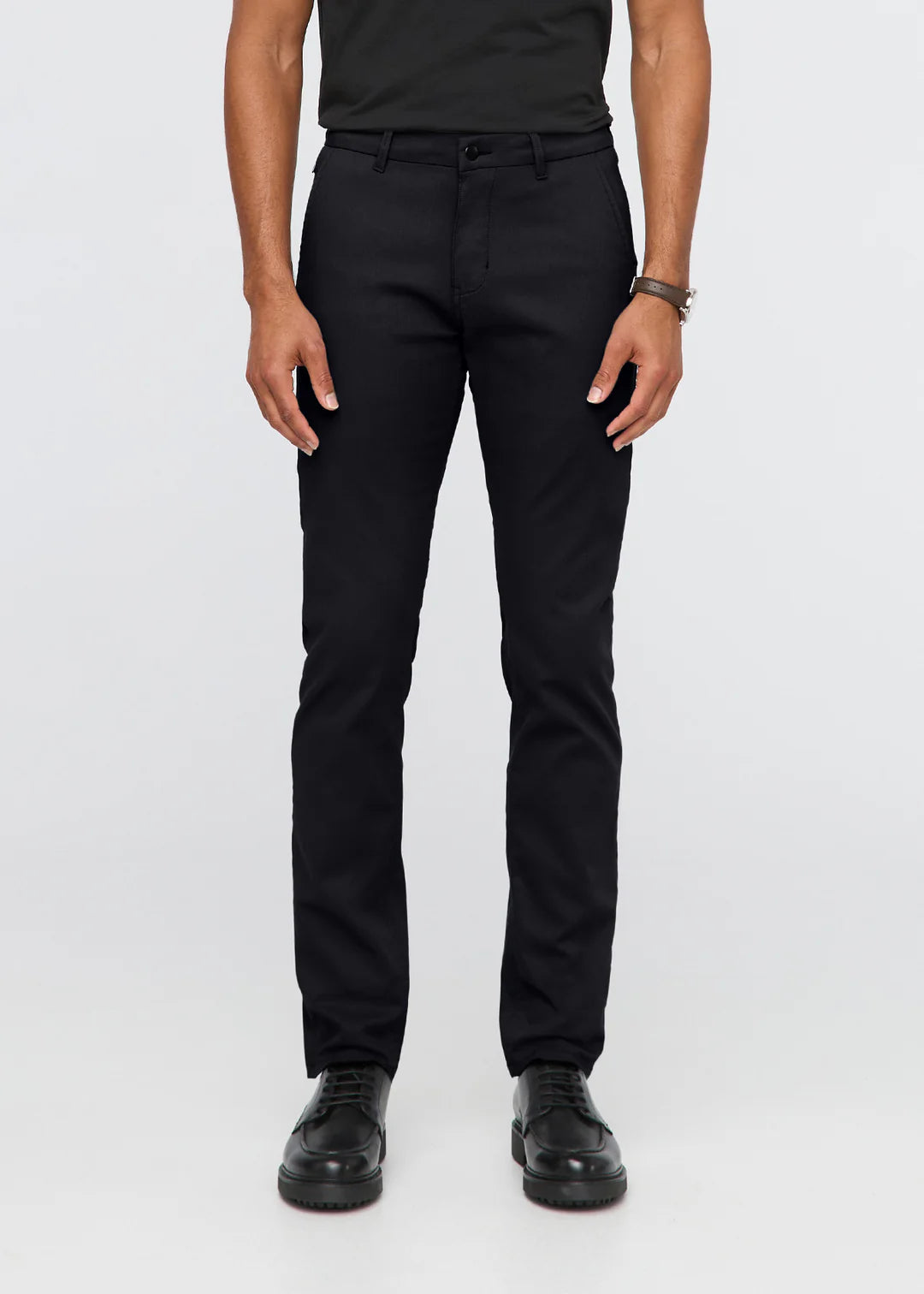 Duer - NuStretch Slim Straight Trouser in Black