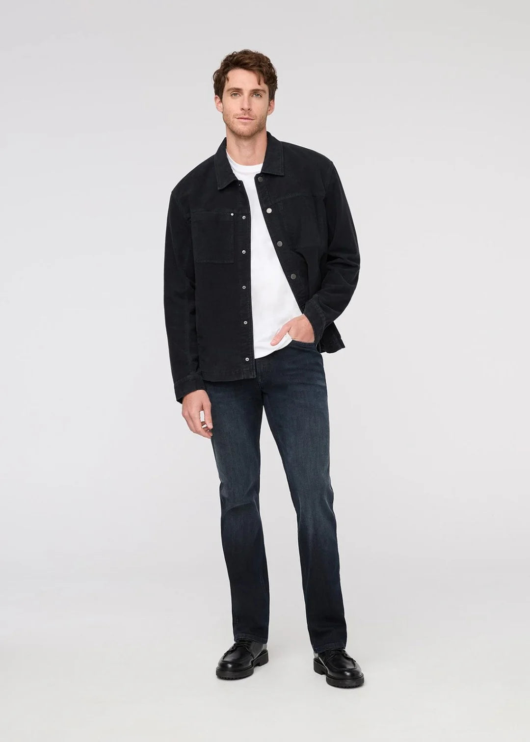 Duer - Performance Denim+ Slim Straight in Carbon Stone