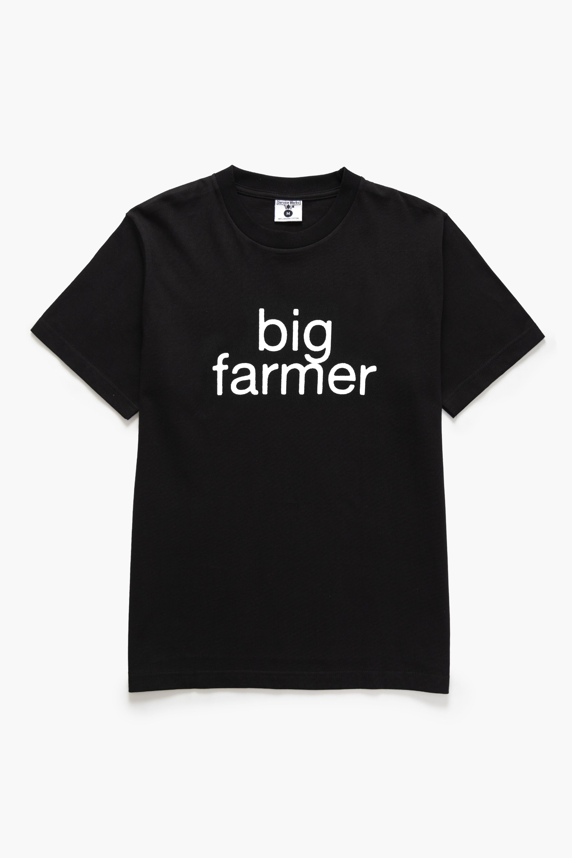 Service Works - Big Farmer Tee in Black