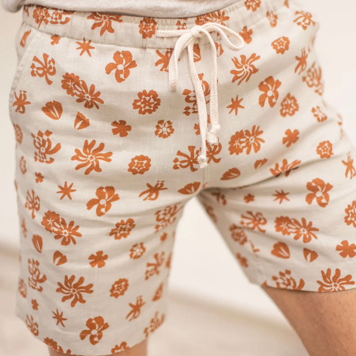 Alex Crane- Bo Shorts: Flowers