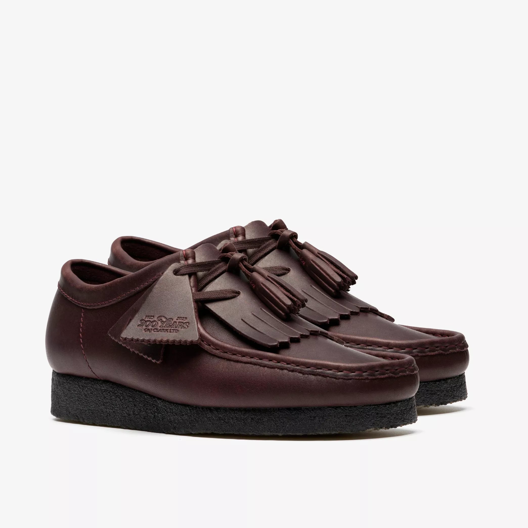 Clarks - Wallabee in Purple Grape Leather