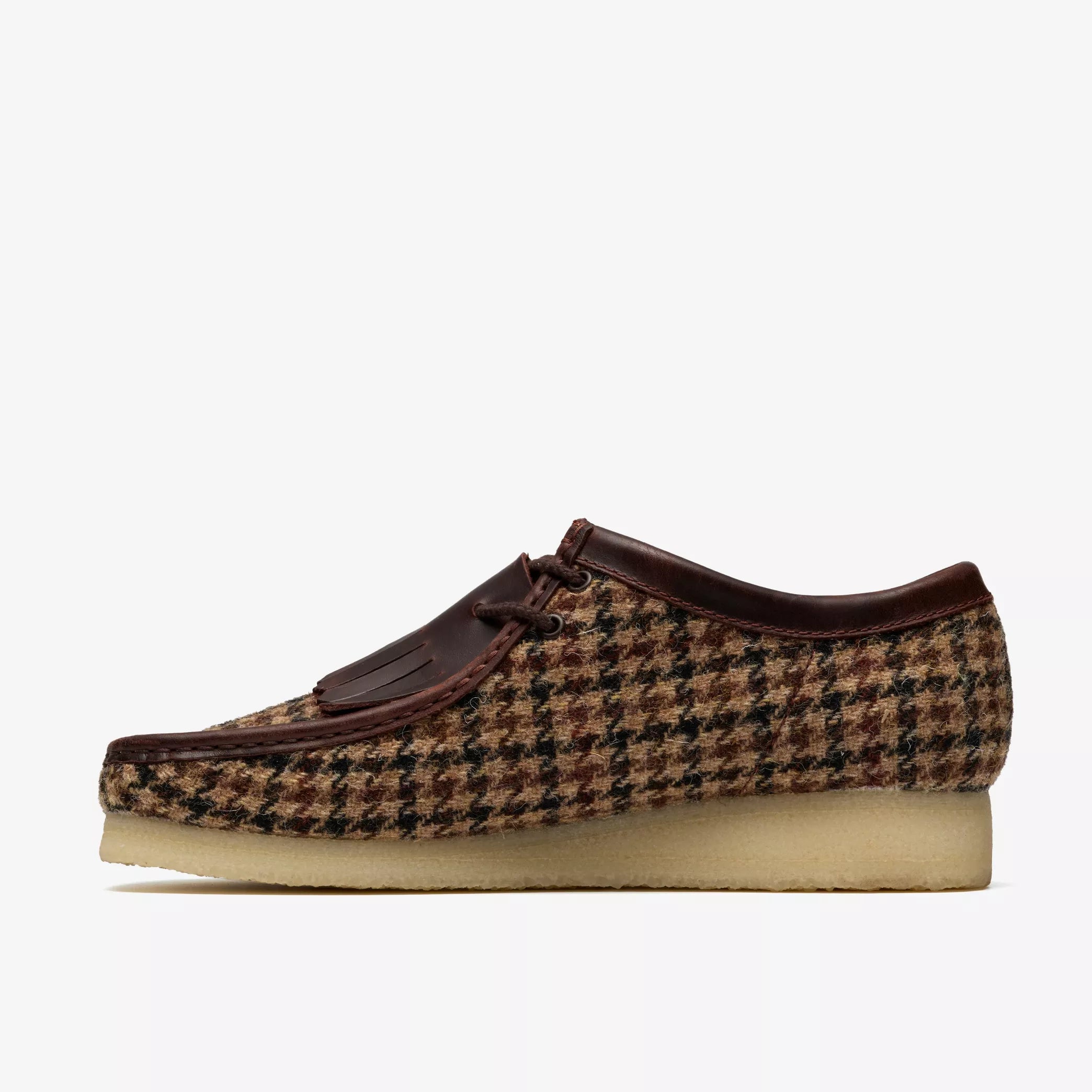 Clarks - Wallabee in Brown Tweed Combination
