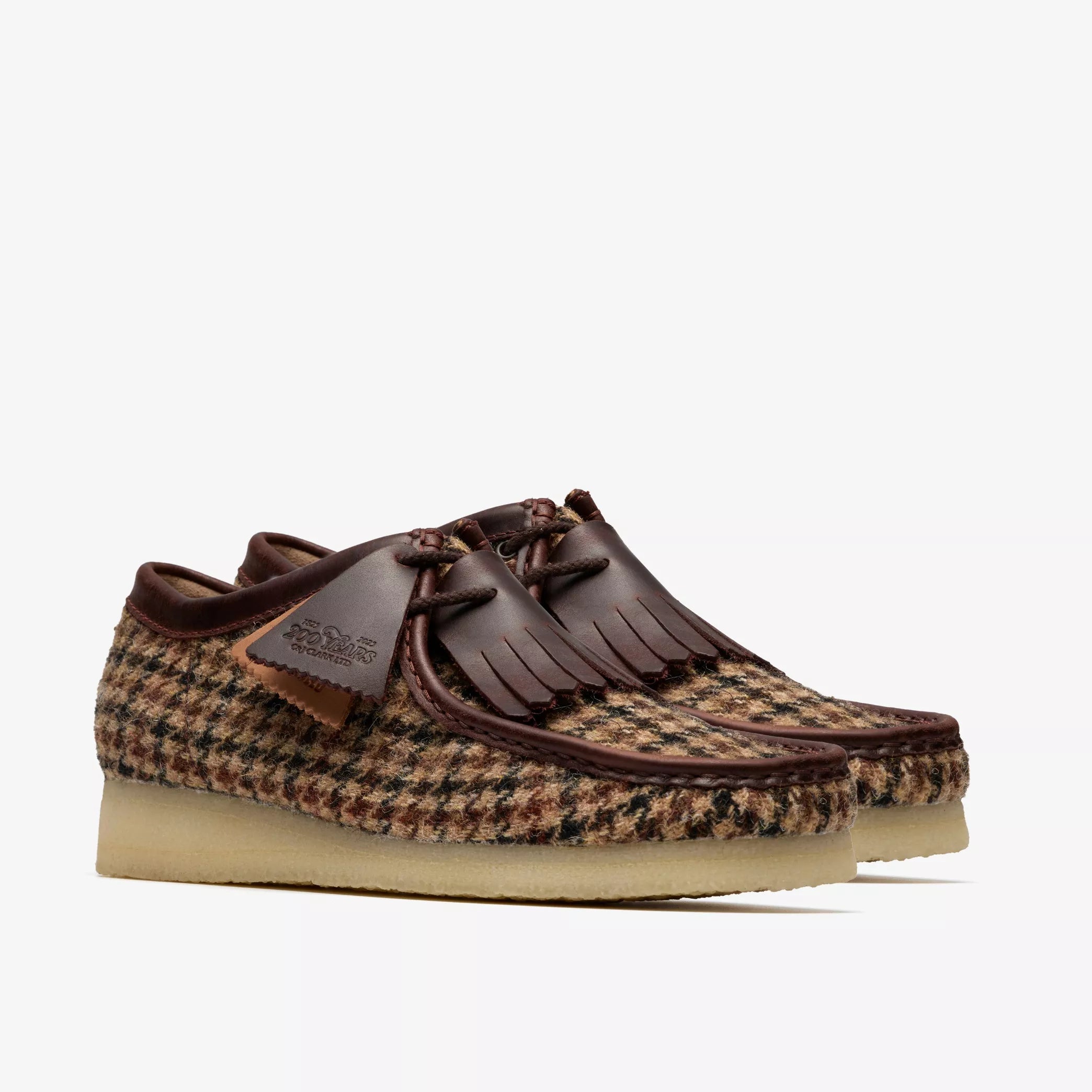 Clarks - Wallabee in Brown Tweed Combination