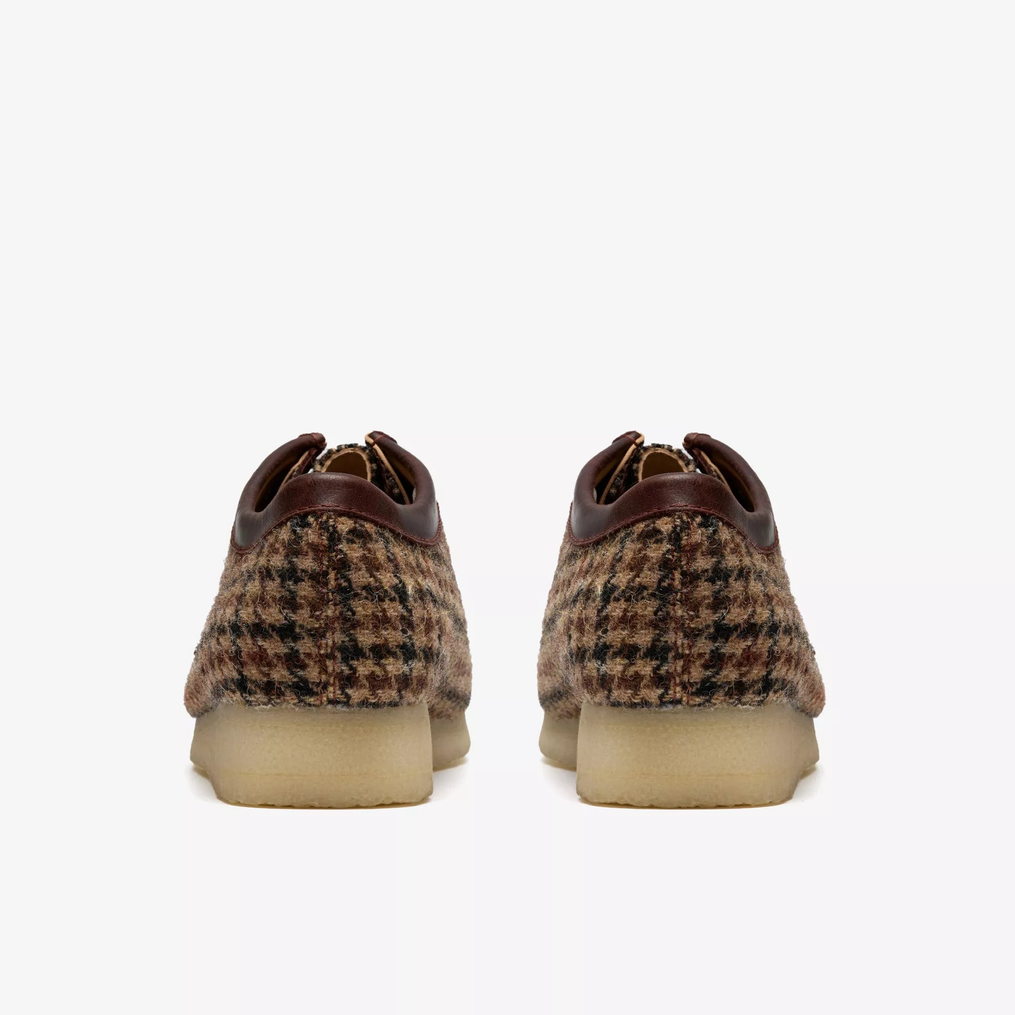 Clarks - Wallabee in Brown Tweed Combination