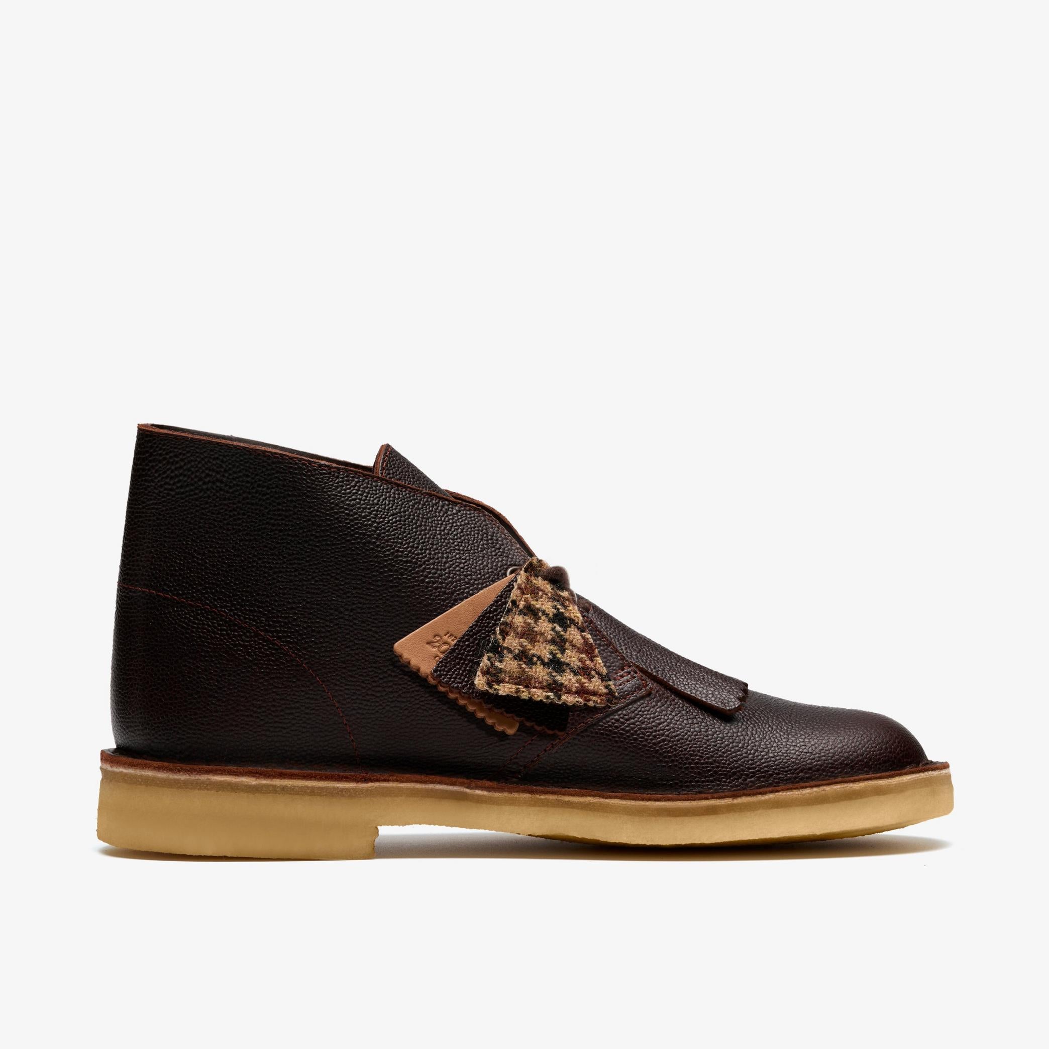 Clarks - Desert Boot in Brown Scotch Grain