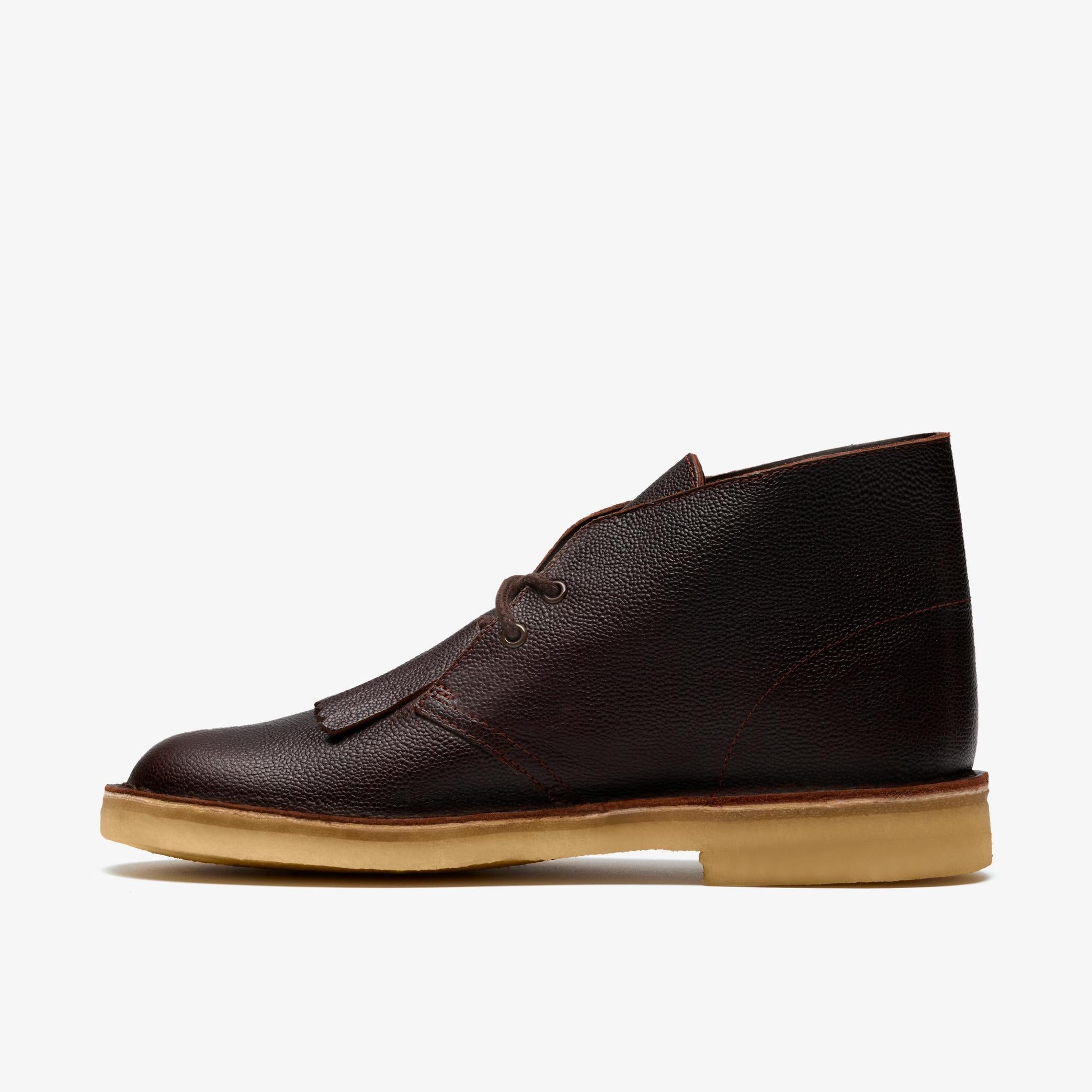 Clarks - Desert Boot in Brown Scotch Grain