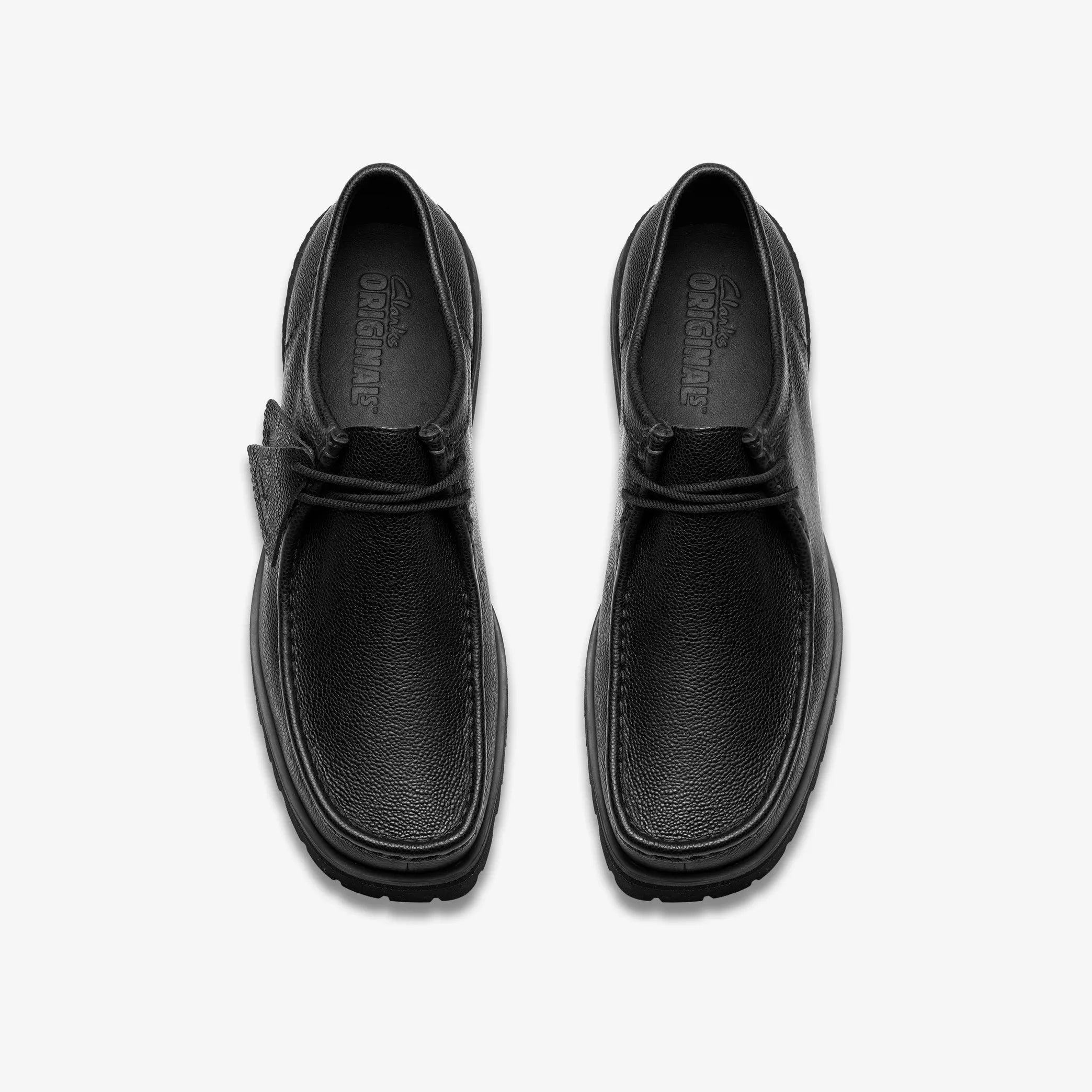 Clarks - Walla Yukoner in Black Scotch Grain