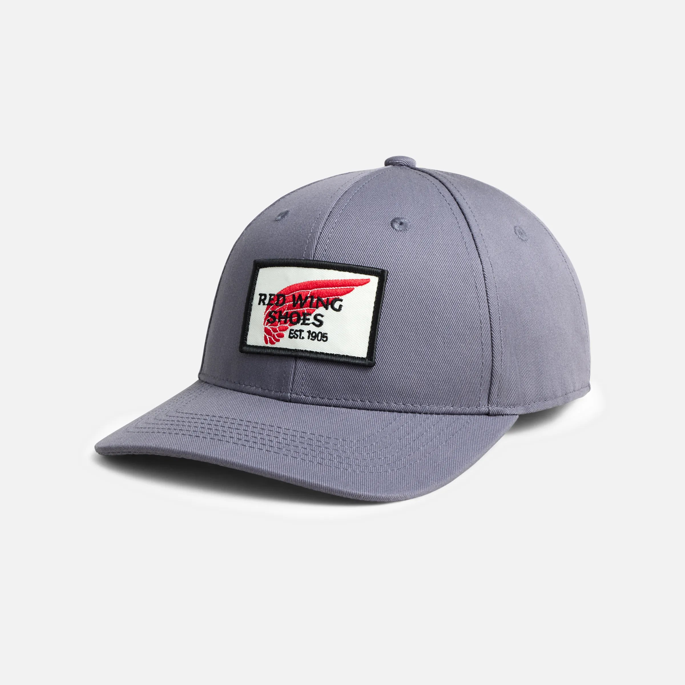 Red Wing - Embroidered Logo Ball Cap in Grey