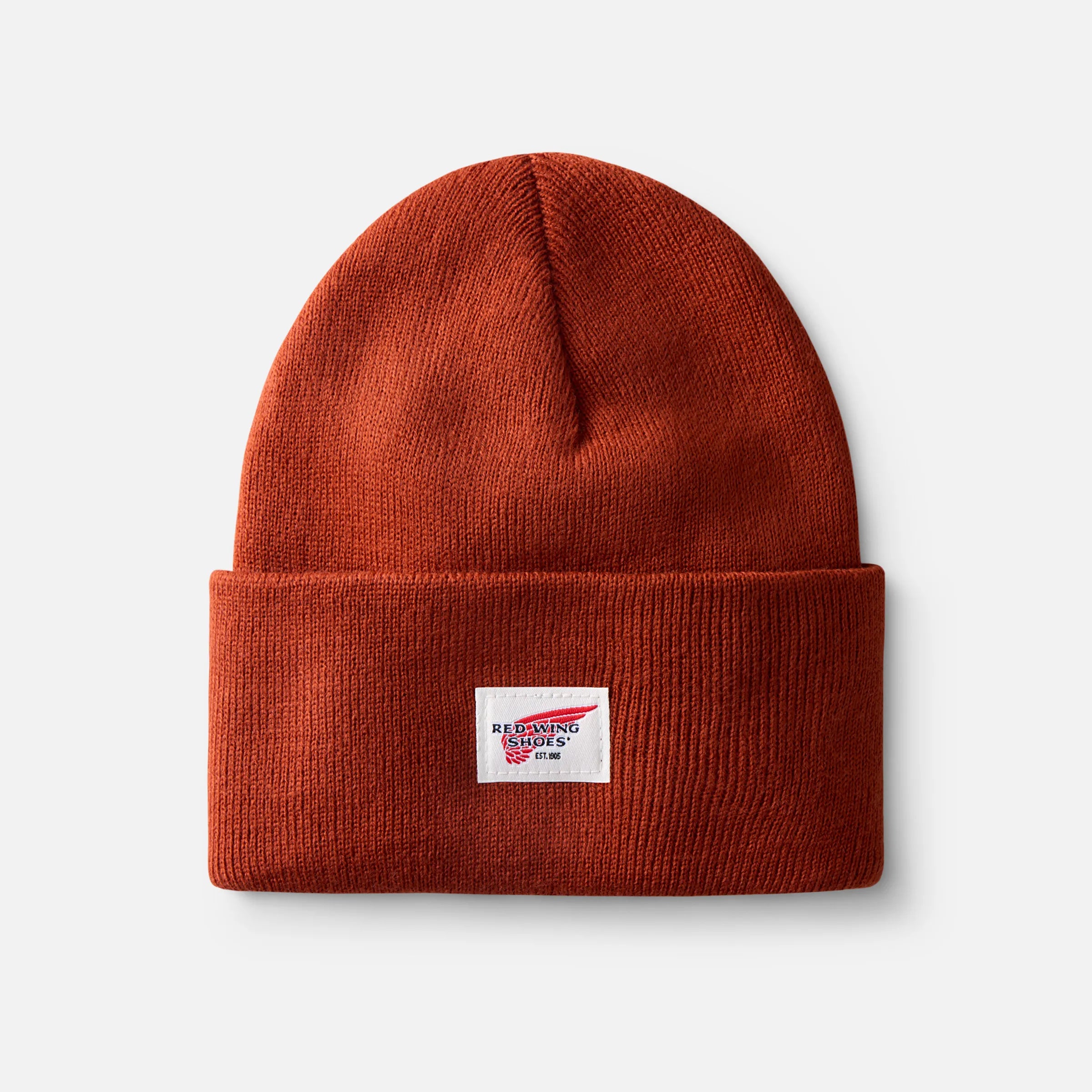 Red Wing - Logo Knit Beanie in Rust