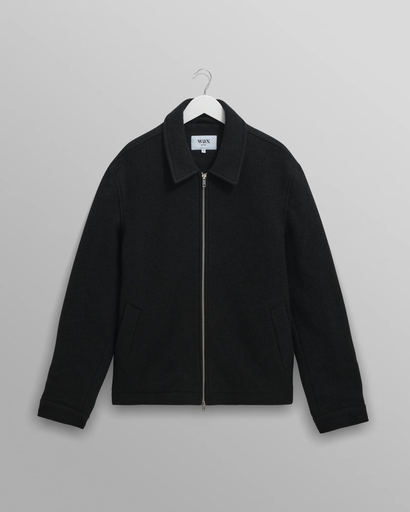 Wax London - Eldon Midnight Navy Boiled Wool Jacket