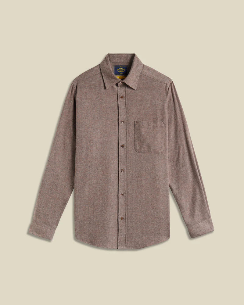 Portuguese Flannel - Espiga in Brown