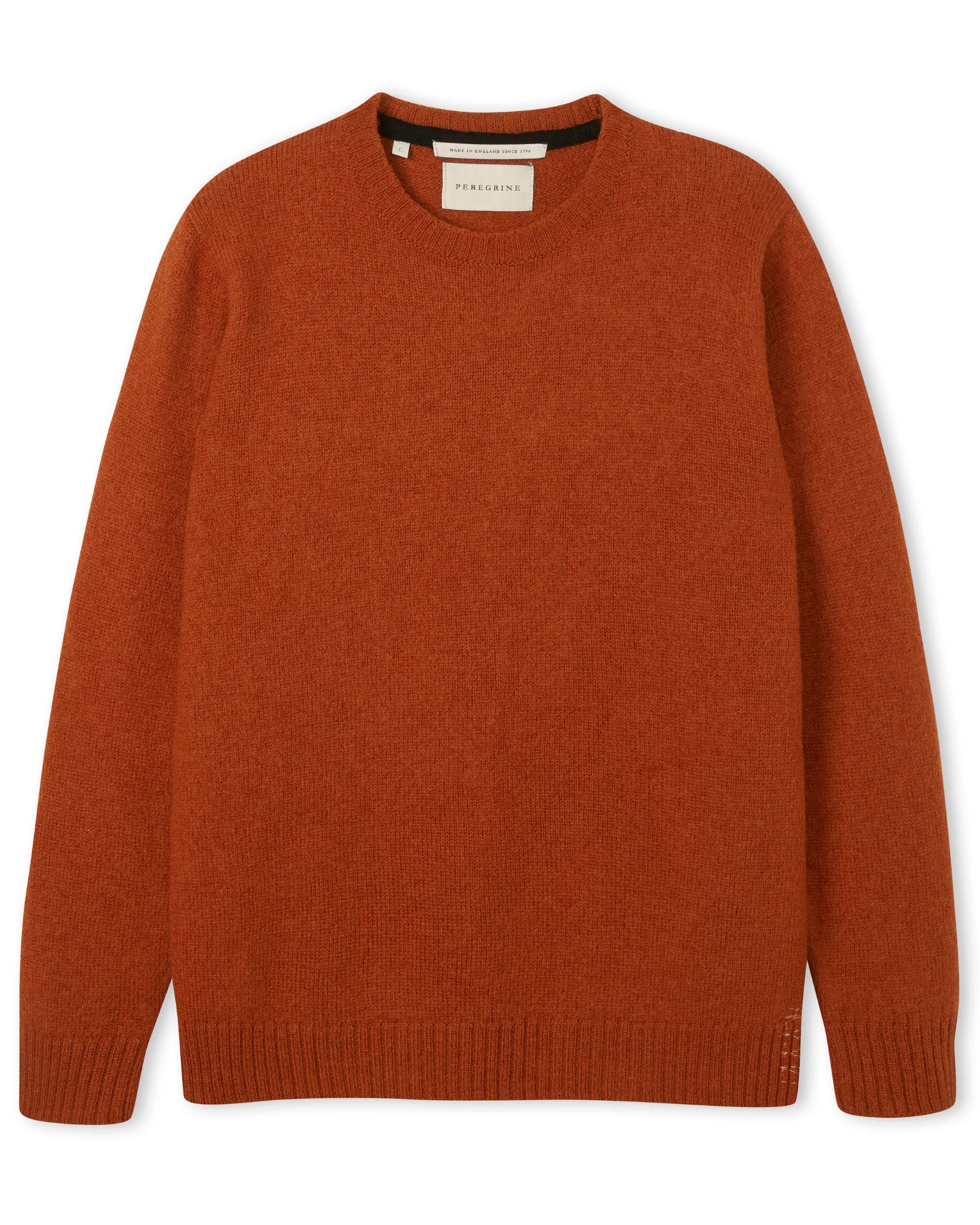 Peregrine - Makers Crew Jumper in Orange
