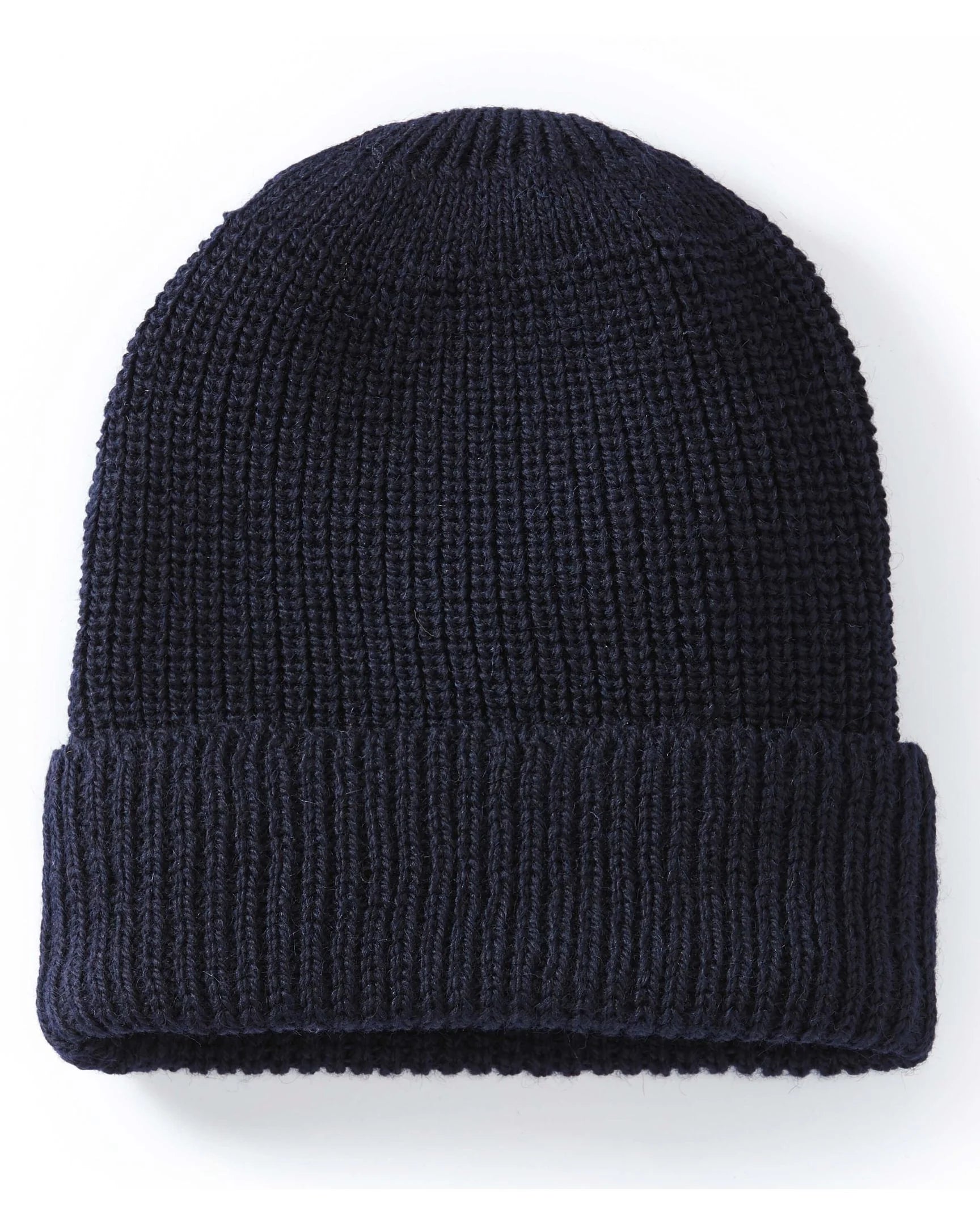 Peregrine - Porter Ribbed Beanie in Navy