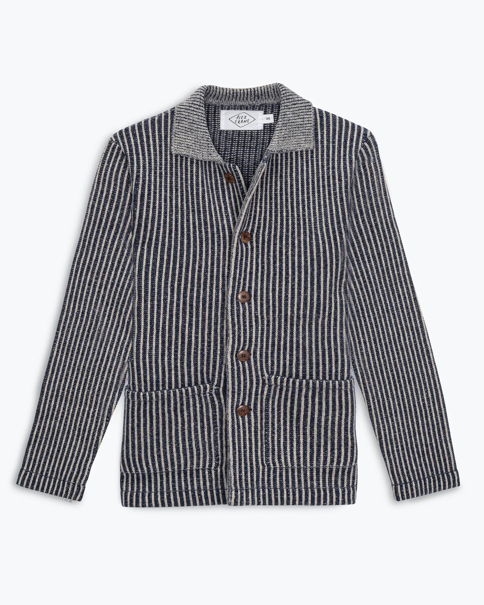 Alex Crane - Knit Kite Jacket in Lines