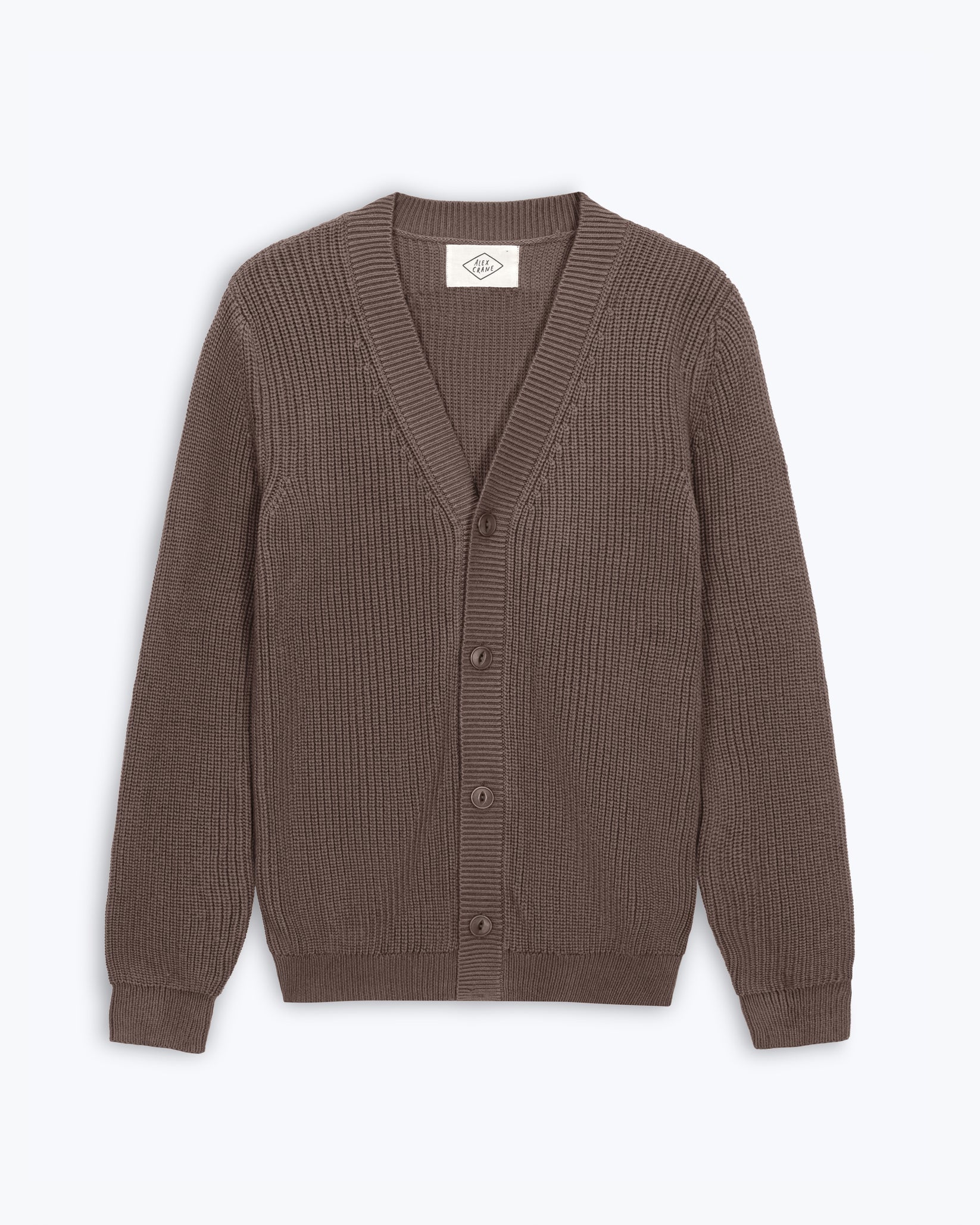 Alex Crane - Bay Cardigan in Coffee