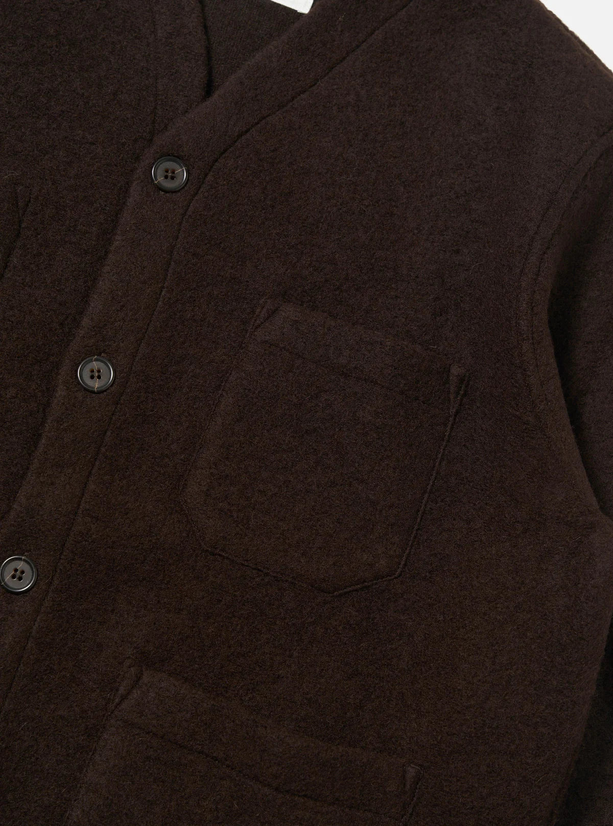 Universal Works - Cardigan in Brown