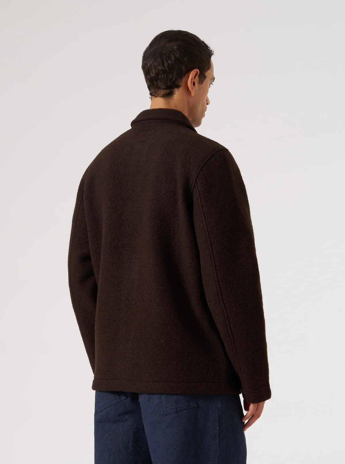 Universal Works - Wool Fleece Field Jacket in Brown