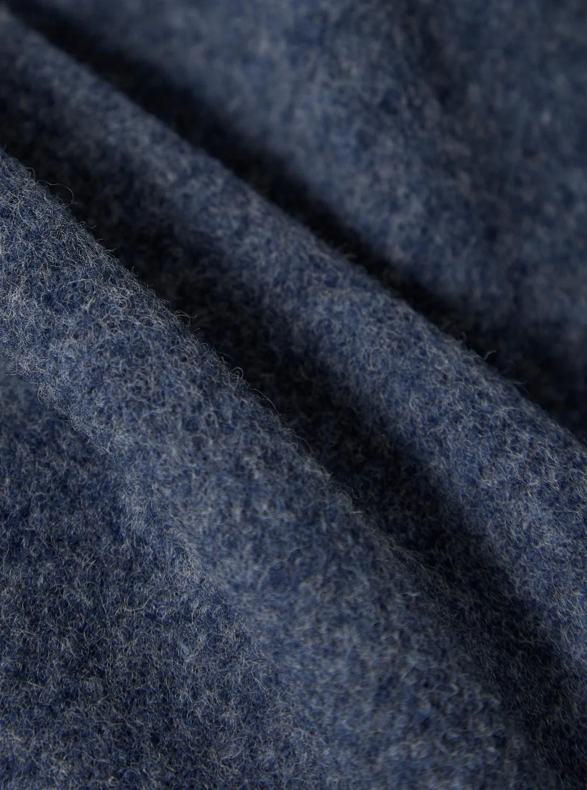 Universal Works - Wool Fleece Field Jacket in Slate Blue