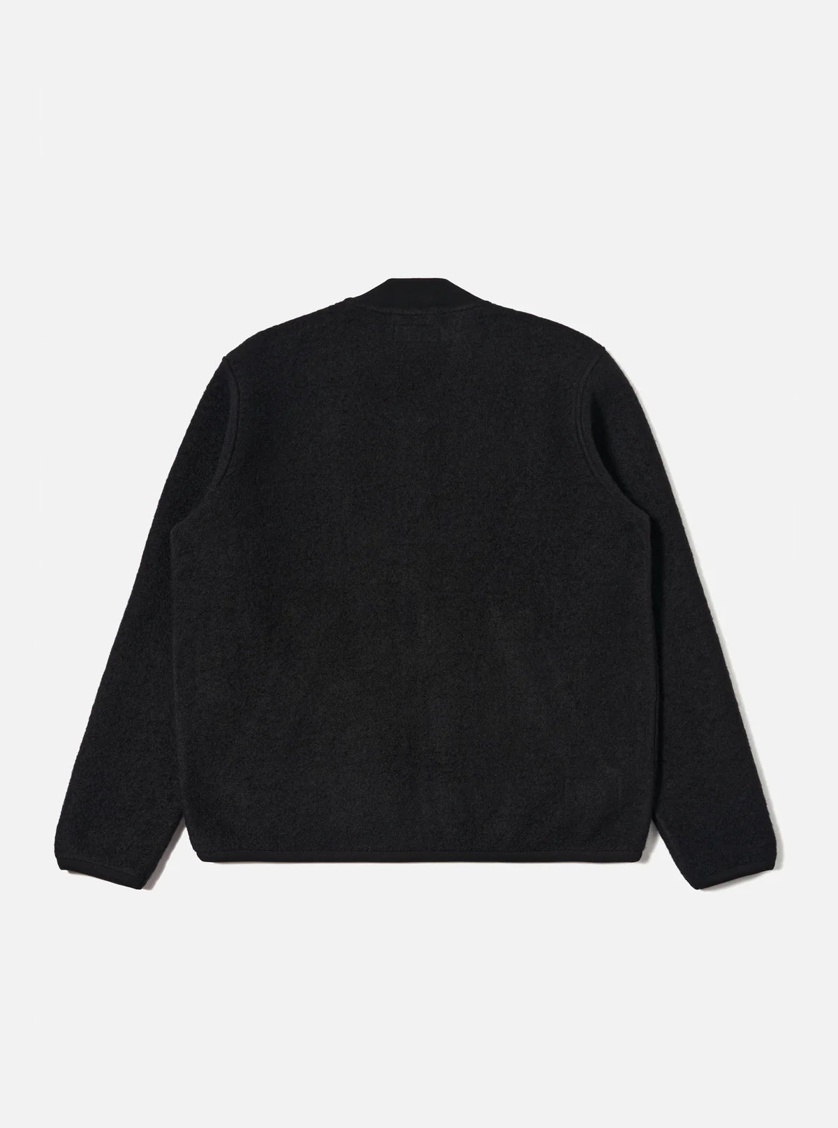 Universal Works - Wool Fleece Zip Bomber in Black